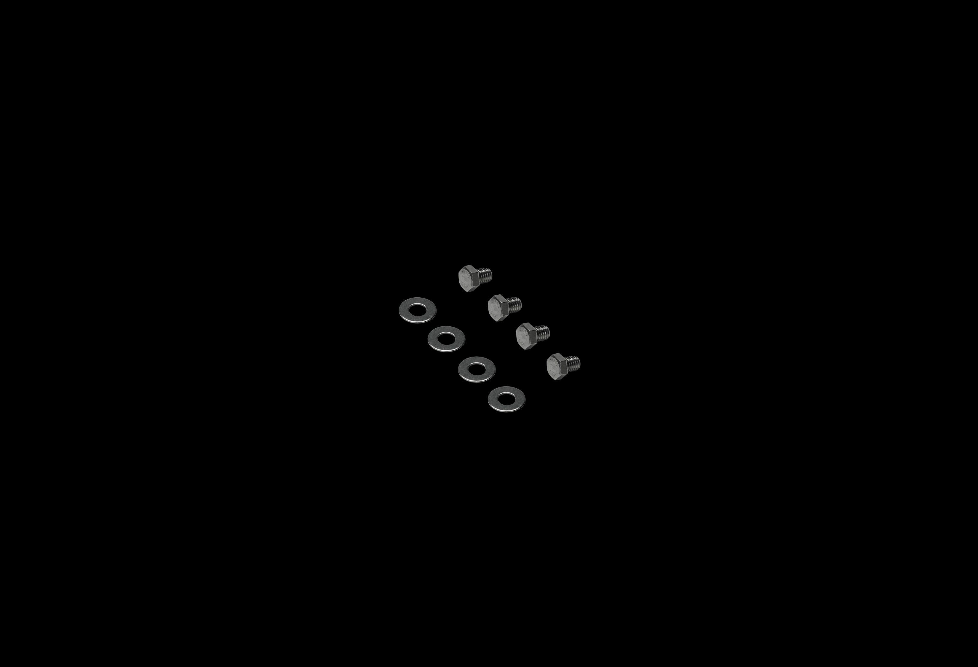 N Series Back Panel Bolts 4 Pack 3/8-16 X 1/2 SS Bolts and Washers by Stahlin