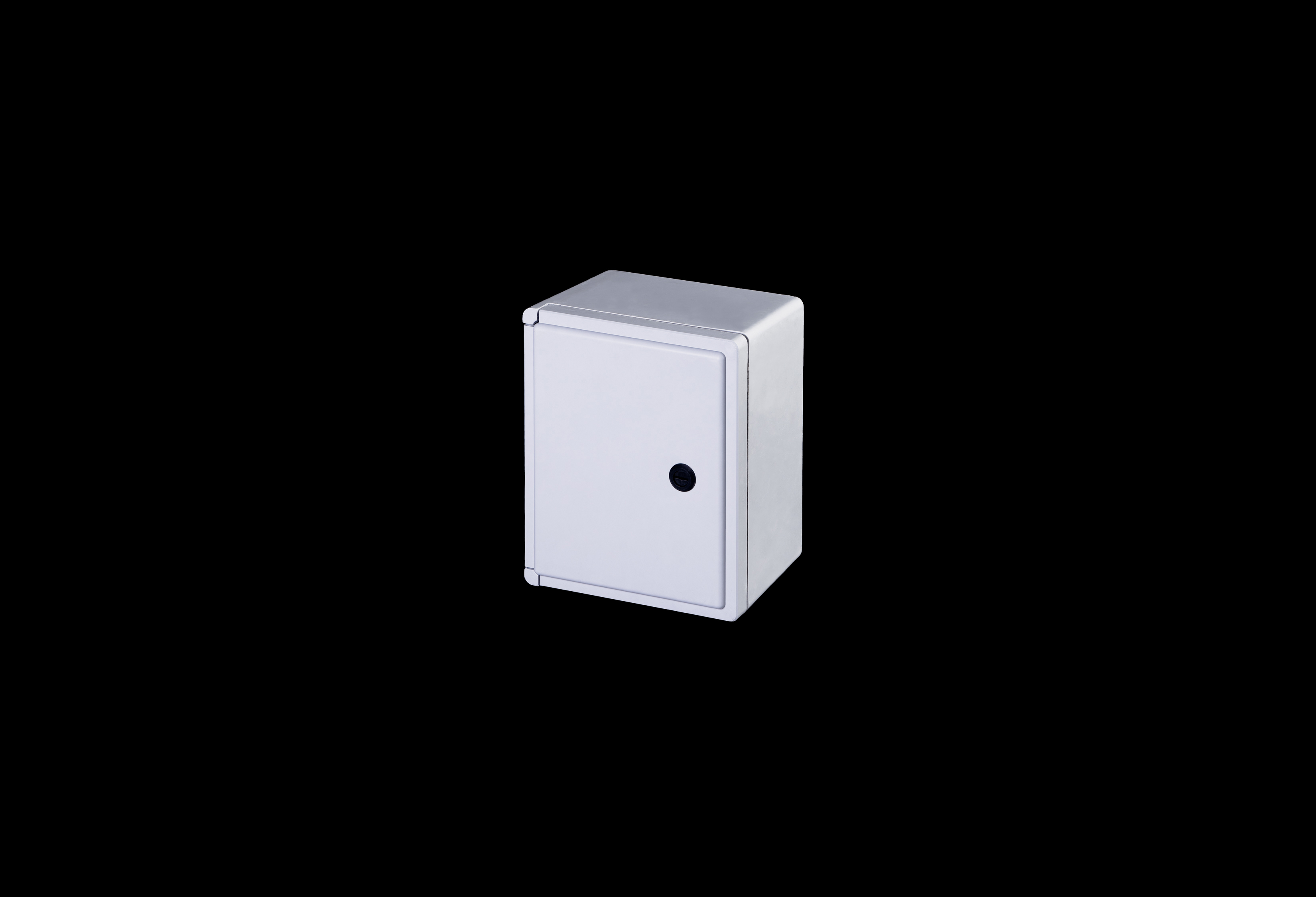 Fiberglass Enclosure 11 x 9 x 6 Inches Classic Series with Hinged, Through Door Latched Opaque Cover by Stahlin
