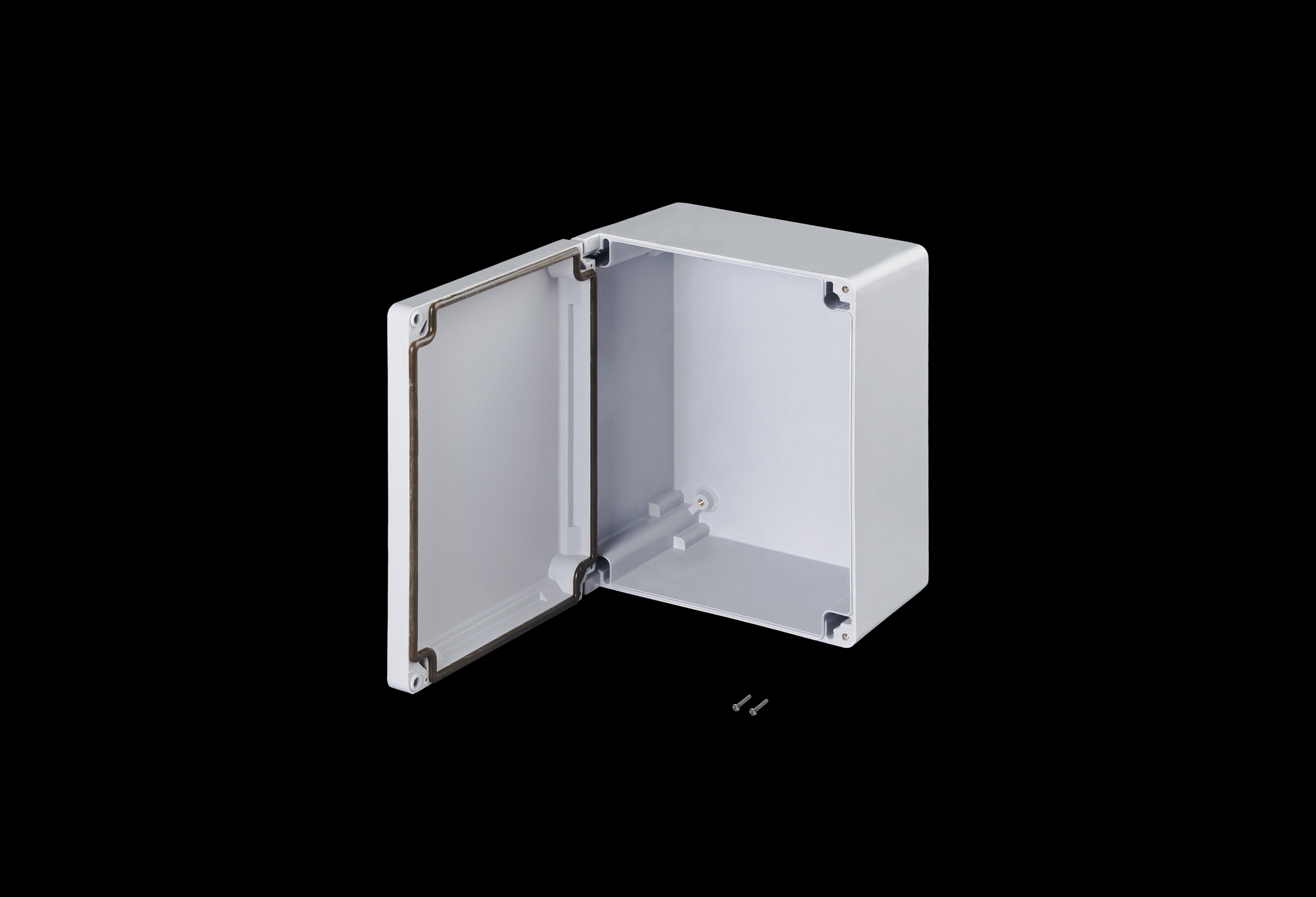Fiberglass Enclosure 11 x 9 x 6 Inches Classic Series  with Hinged, Screw Down Opaque Cover by Stahlin