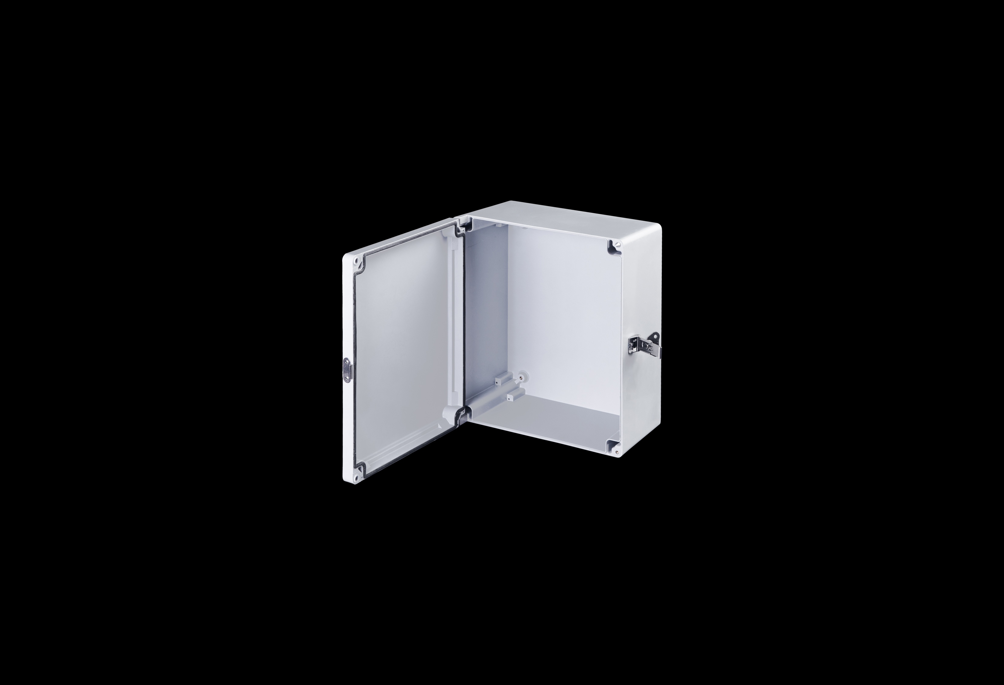 Fiberglass Enclosure 13 x 11 x 6 Inches Classic Series with Hinged, Twist Latch Opaque Cover by Stahlin