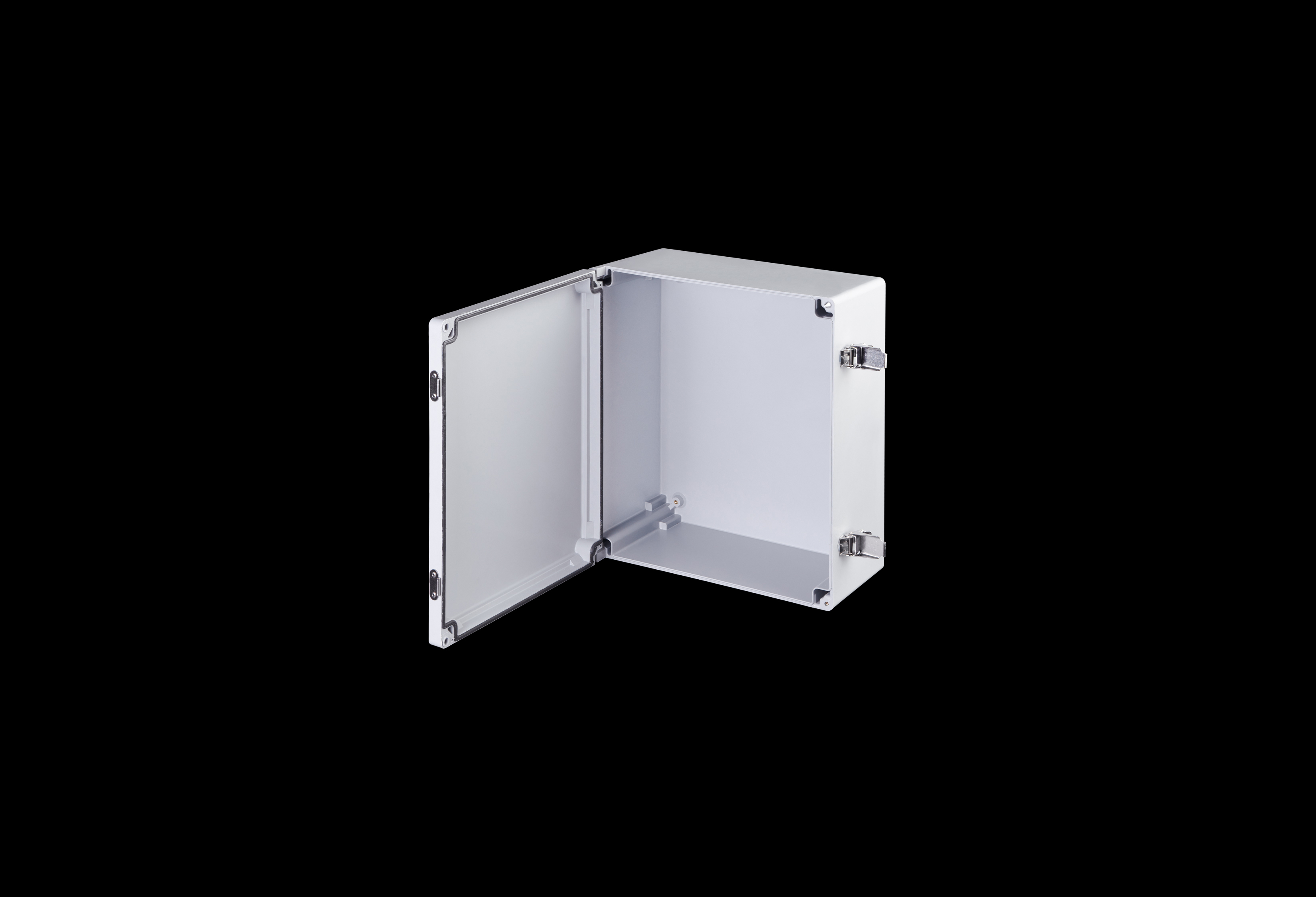 Fiberglass Enclosure 15 x 13 x 7 Inches Classic Series with Hinged, Padlockable Latch Opaque Cover by Stahlin