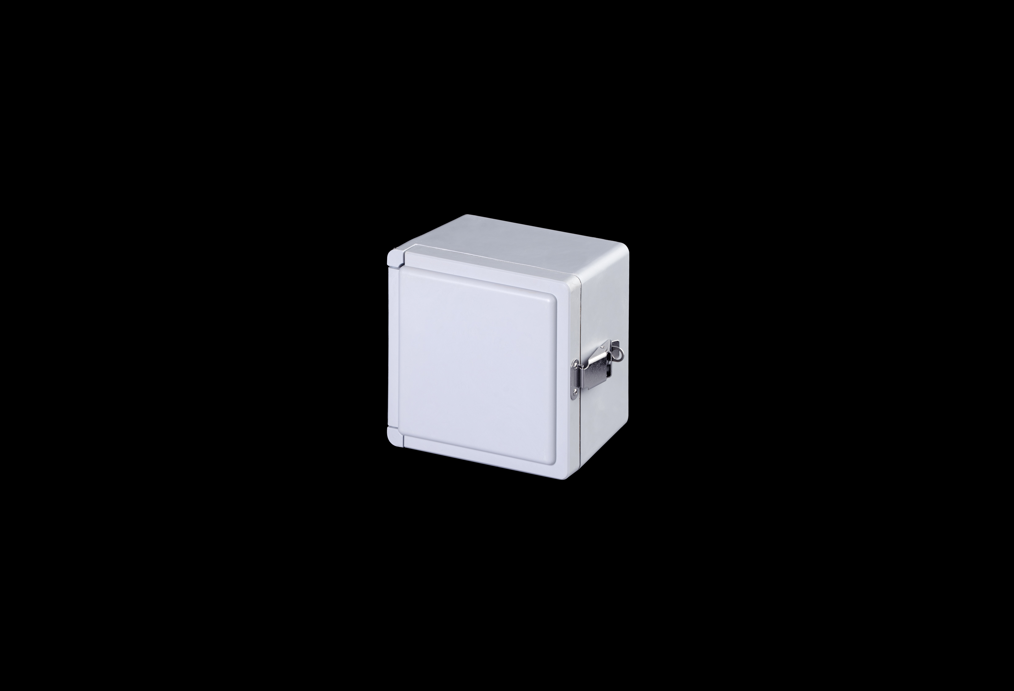 Fiberglass Enclosure 7 x 7 x 5 Inches Classic Series with Hinged, Padlockable Latch Opaque Cover by Stahlin