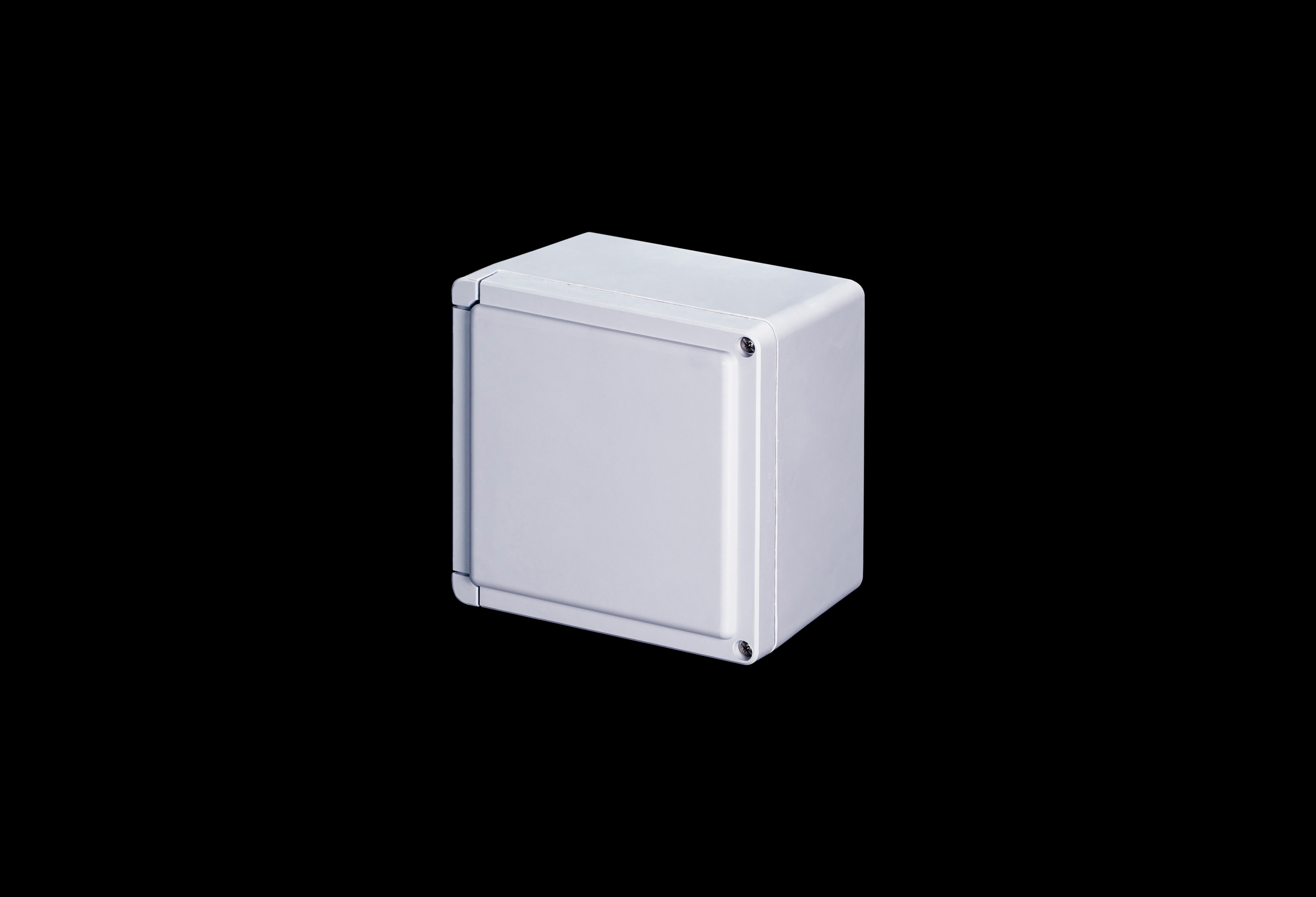 Fiberglass Enclosure 7 x 7 x 5 Inches Classic Series with Hinged, Screw Down Opaque Cover by Stahlin