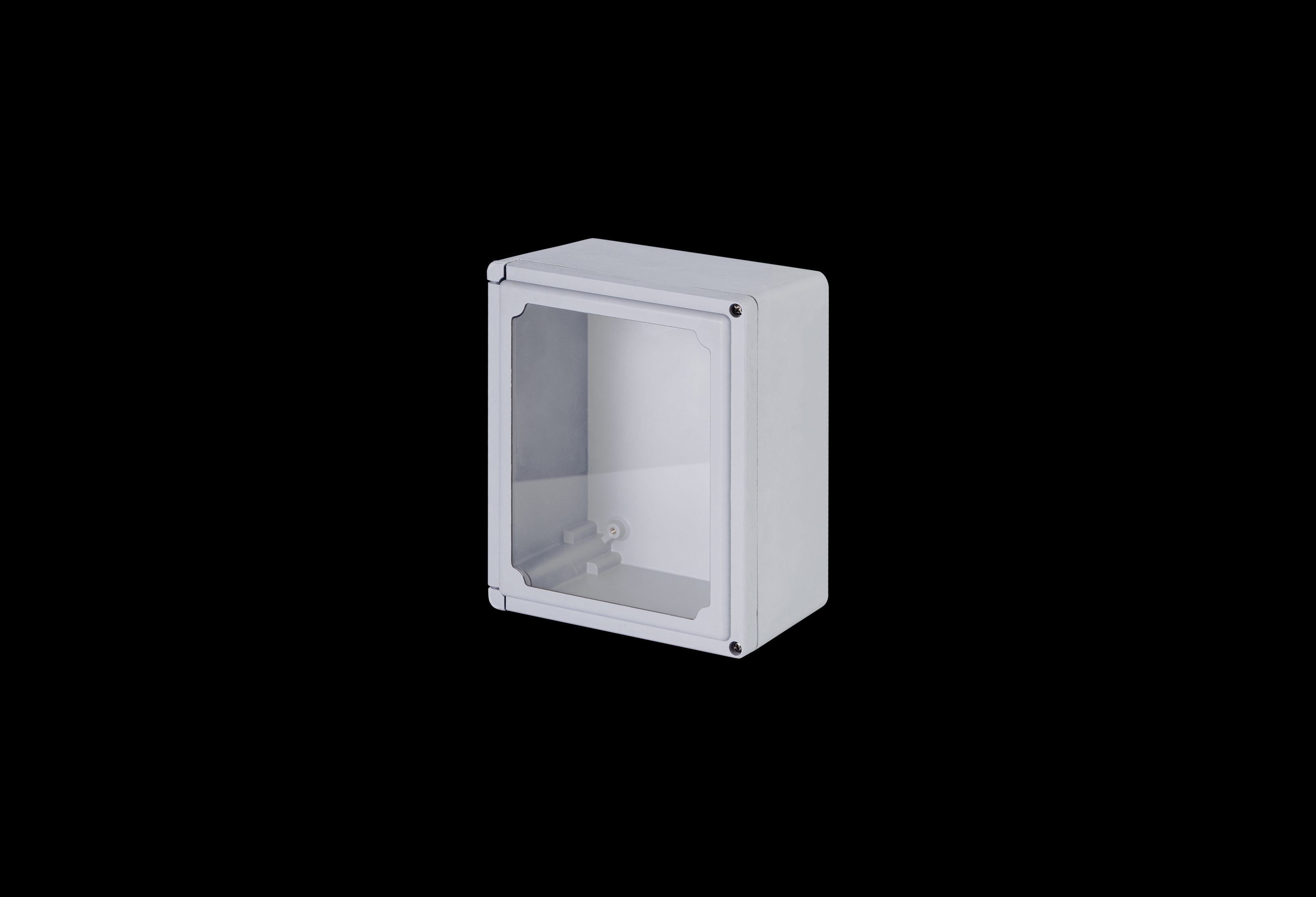 Fiberglass Enclosure 11H x 9W x 6D Inches Classic Series with Window and Hinged, Screw Down Cover by Stahlin