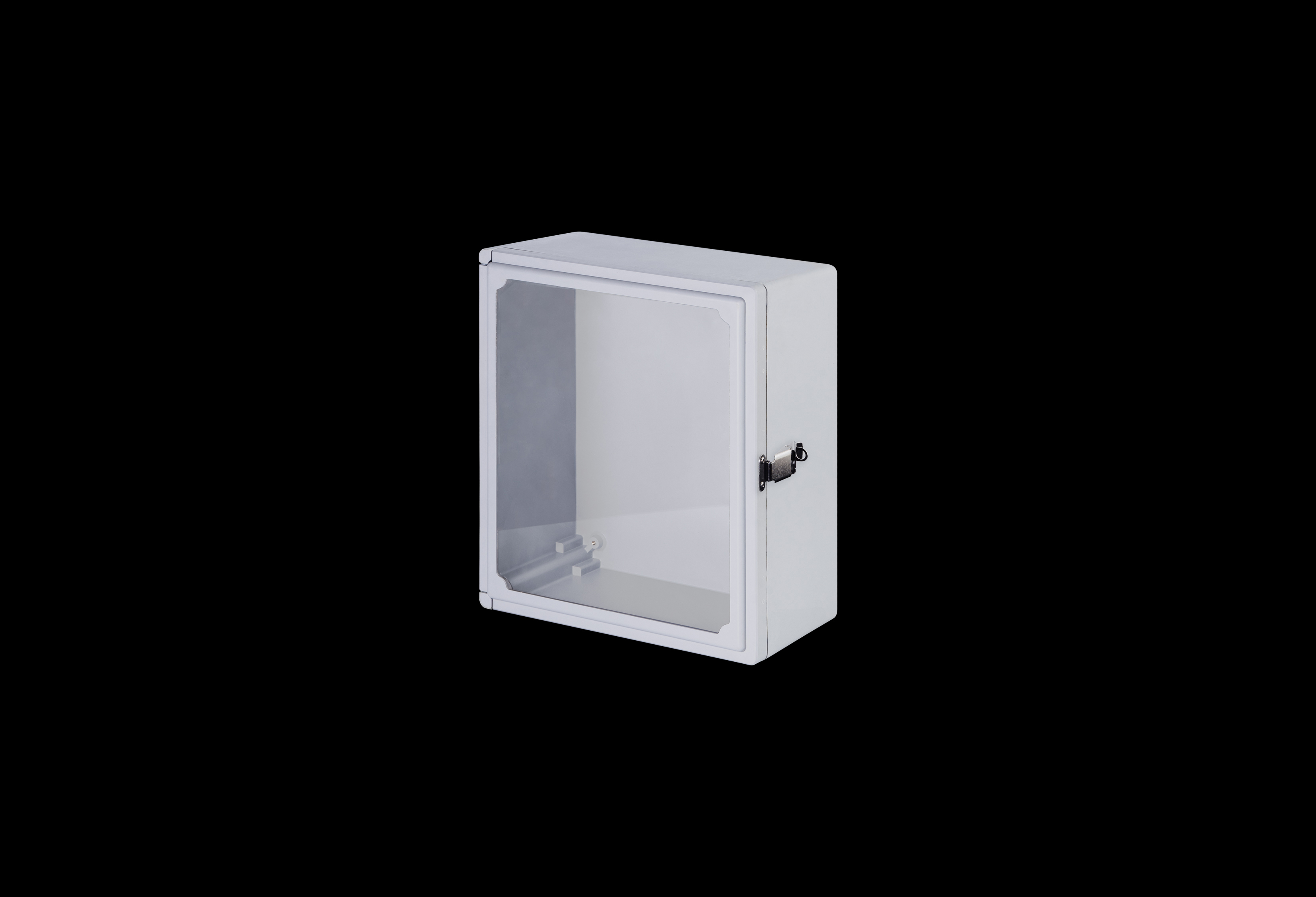 Fiberglass Enclosure 15 x 13 x 7 Inches Classic Series with Window and Hinged, Padlockable Latch Cover by Stahlin