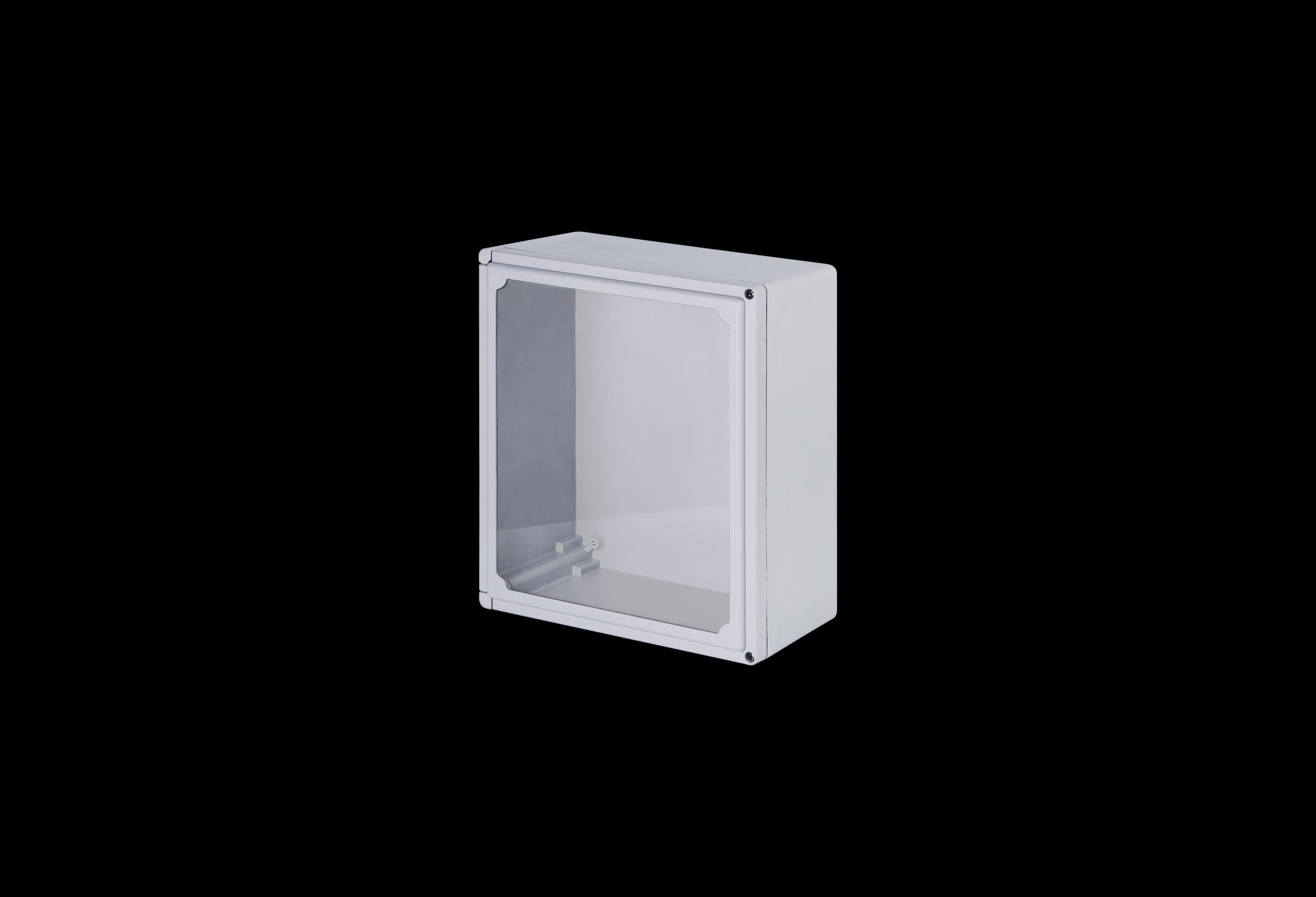 Fiberglass Enclosure 15 x 13 x 7 Inches Classic Series with Window and Hinged, Screw Down Cover by Stahlin