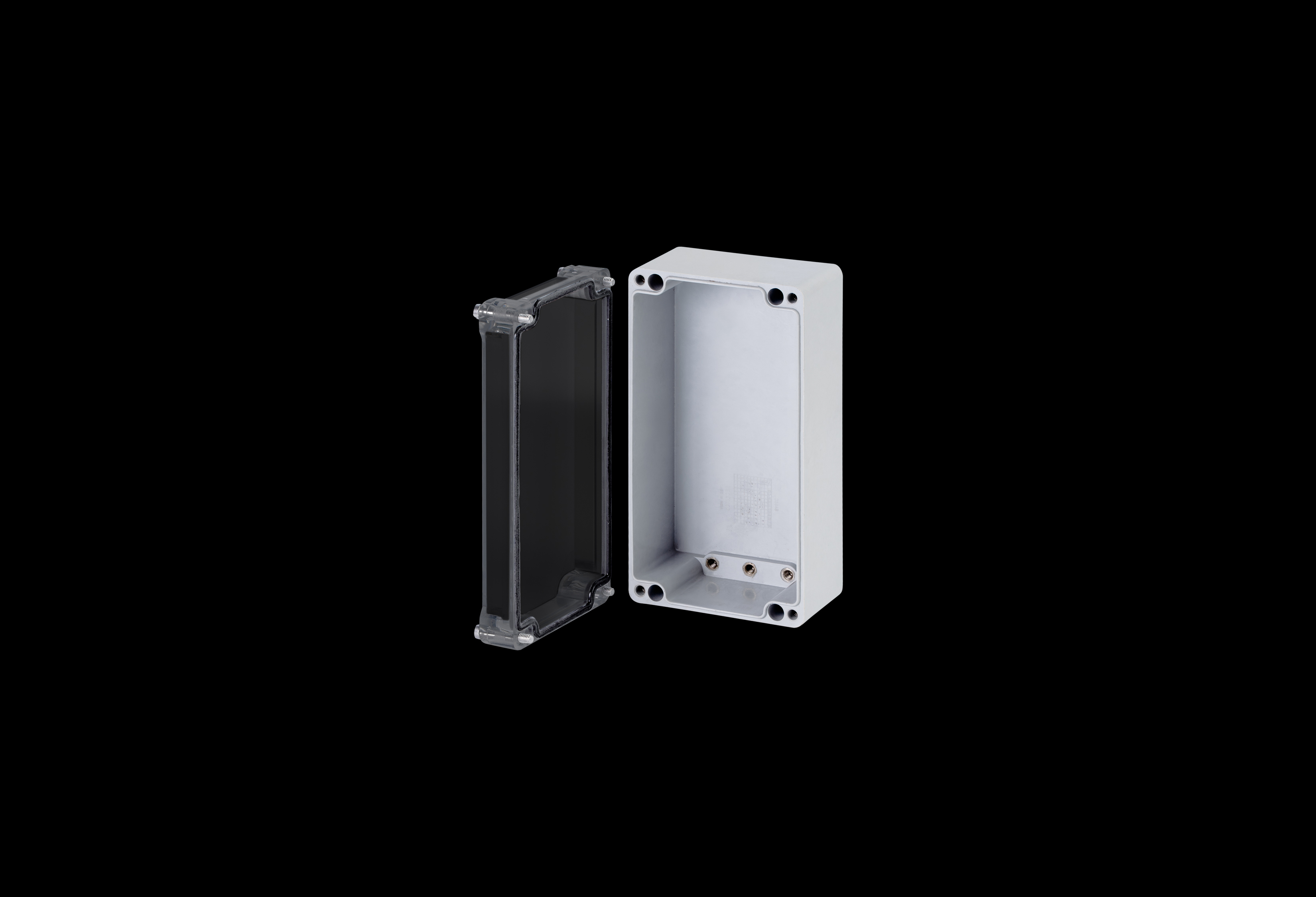 Fiberglass Enclosure  5 x 9 x 3 Inches DuraBoxx Series Shallow with Clear Cover by Stahlin