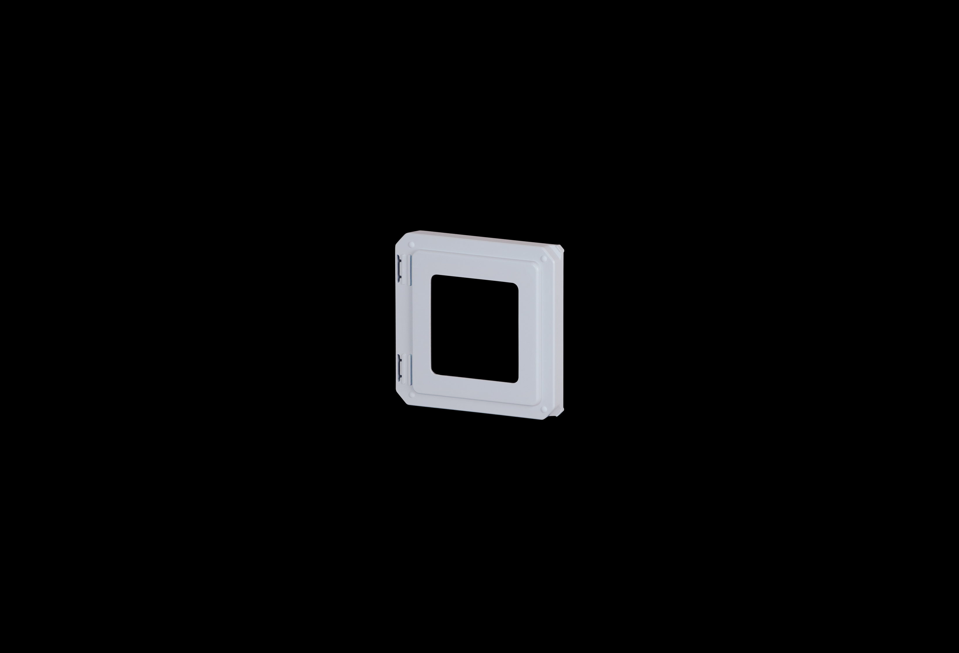 Fiberglass Opaque Replacement Cover with Viewing Window for Diamond Shield 6 x 6 Inches by Stahlin