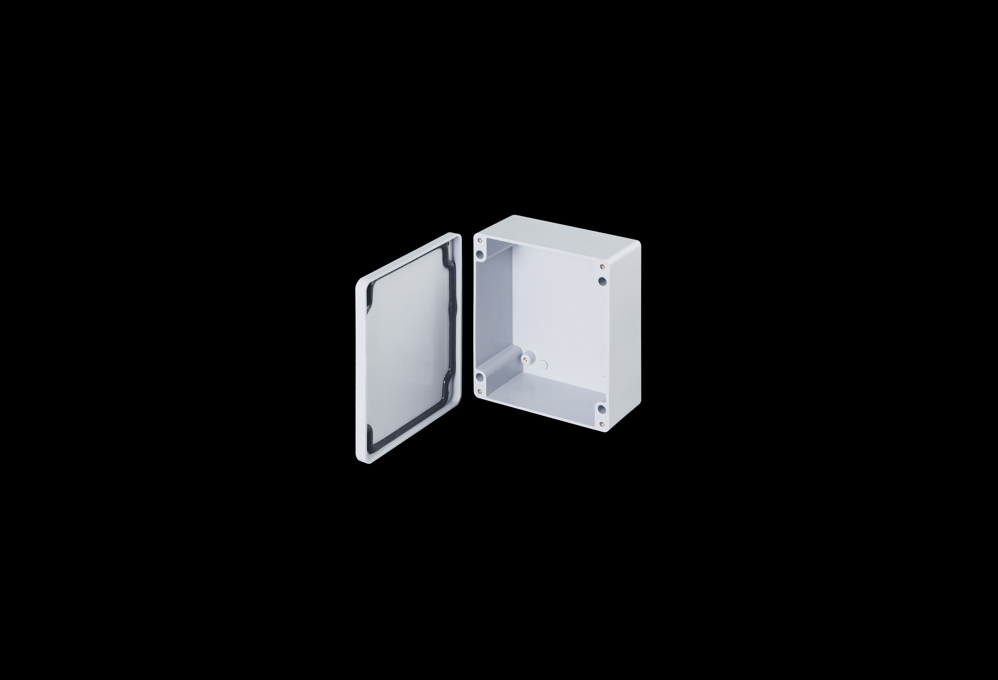 Fiberglass Enclosure 7 x 6 x 3 Inches F Series Slim with Opaque Lift Off Cover by Stahlin