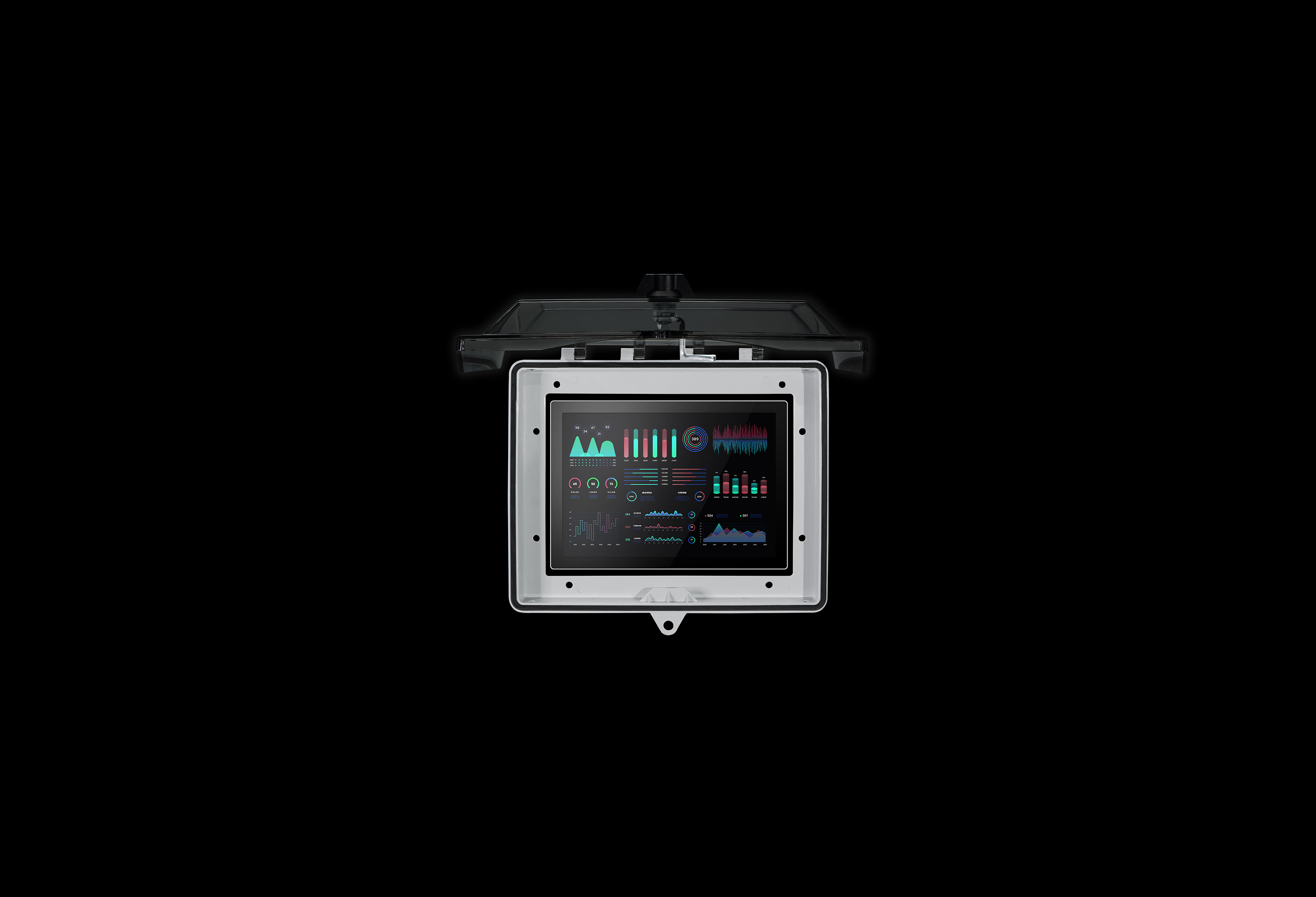 SolarShield HMI Cover 10 x 8 Inch Clear Cover by Stahlin