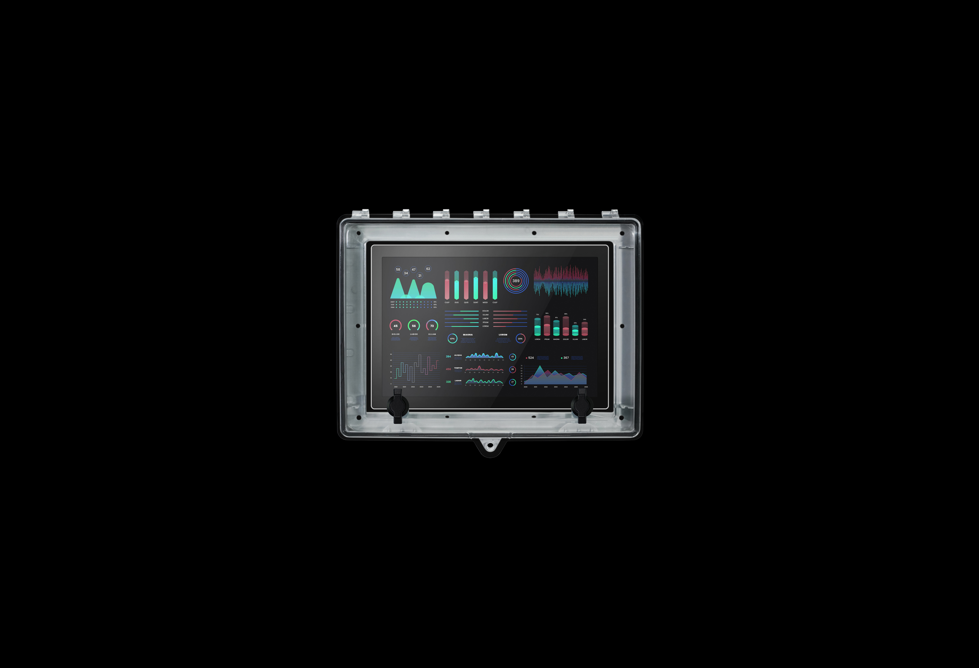 SolarShield HMI Cover 16 x 11 Inch Clear Cover by Stahlin