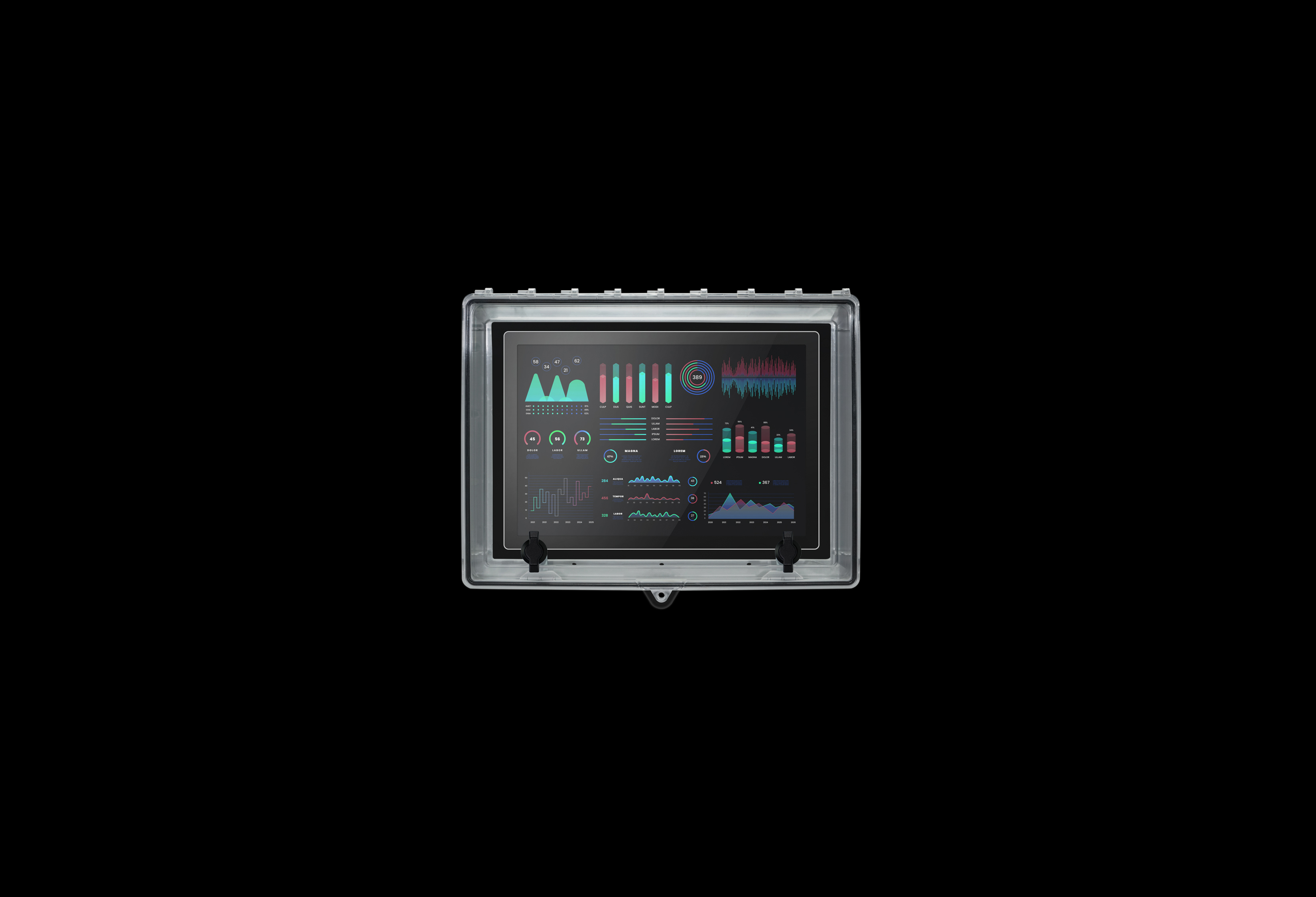 SolarShield HMI Cover 20 x 14 Inch Clear Cover by Stahlin