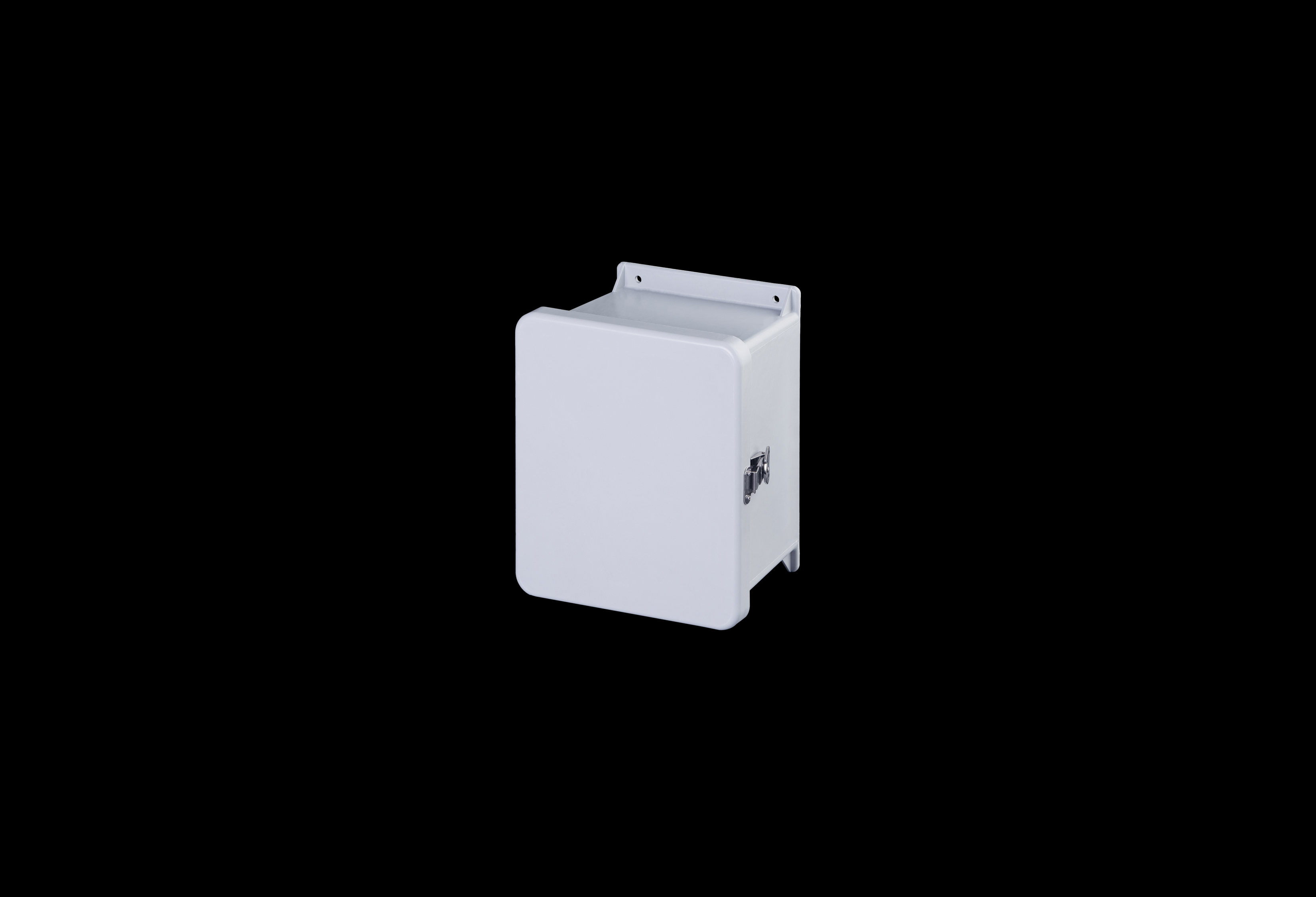 Fiberglass Enclosure 10 x 8 x 6 Inches J Series with Hinged, Twist Latch Opaque Cover by Stahlin