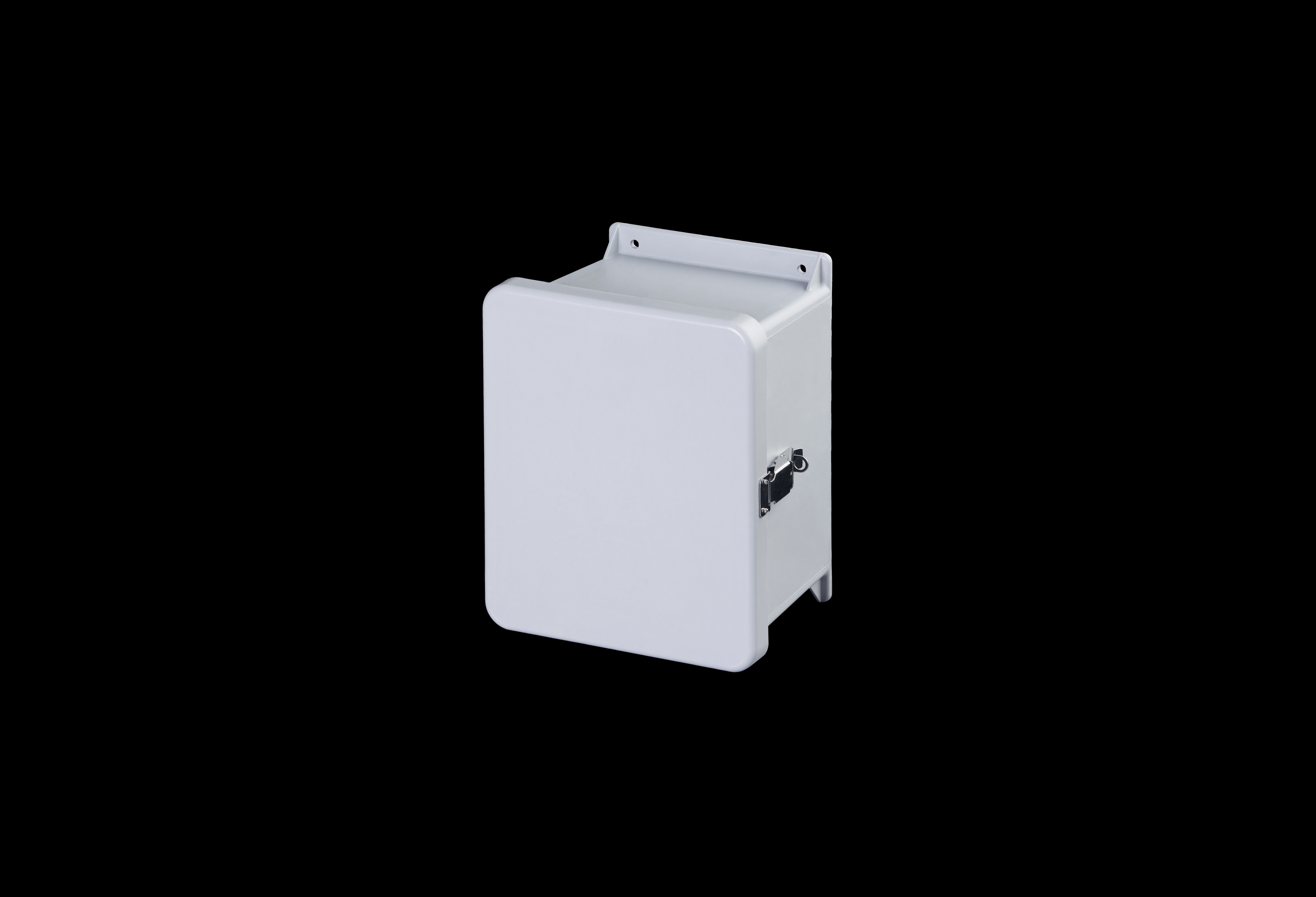 Fiberglass Enclosure 10 x 8 x 6 Inches J Series with Hinged, Latched Opaque Cover by Stahlin