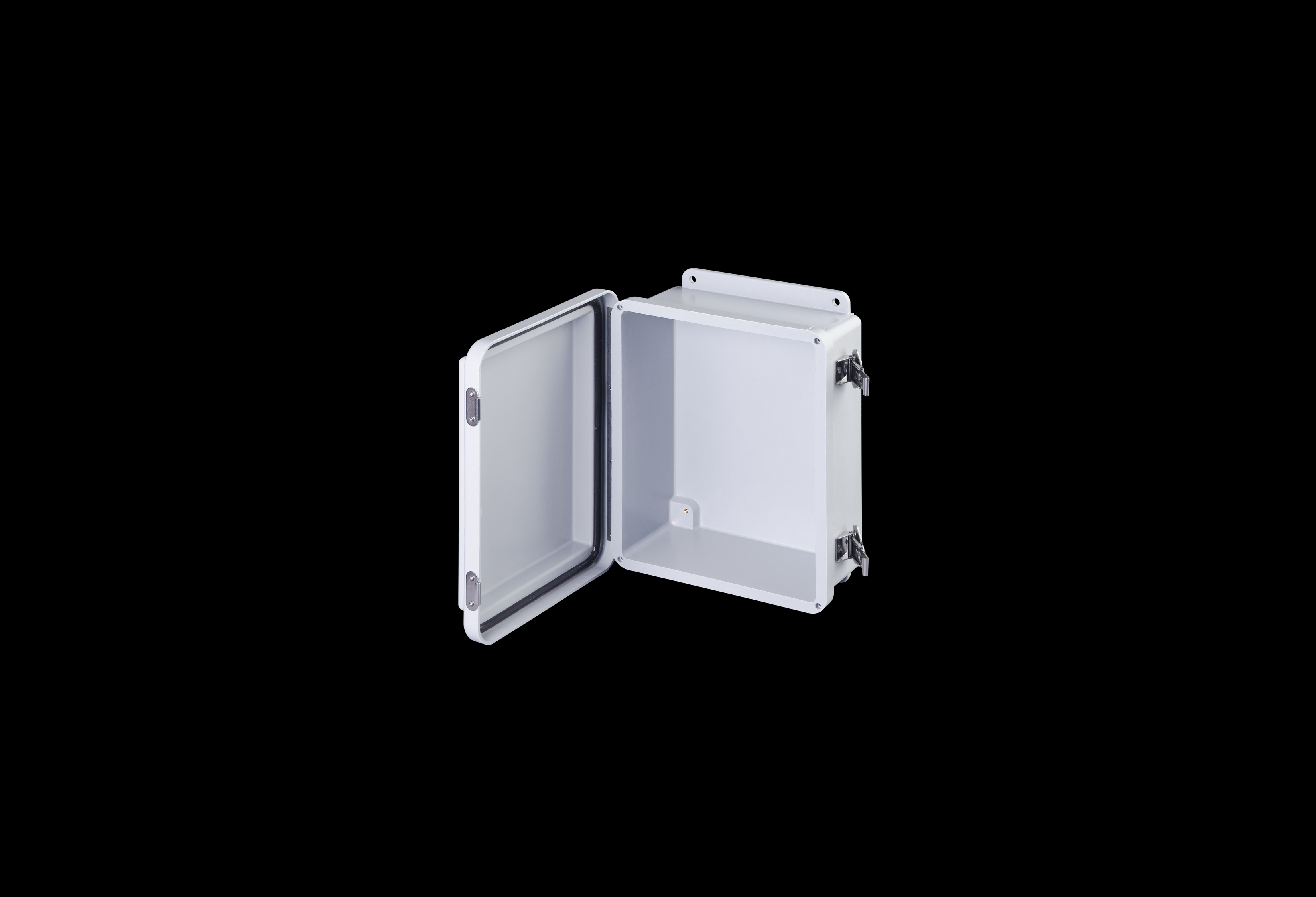 Fiberglass Enclosure 10 x 8 x 5 Inches J Series with Hinged, Twist Latch Opaque Cover by Stahlin