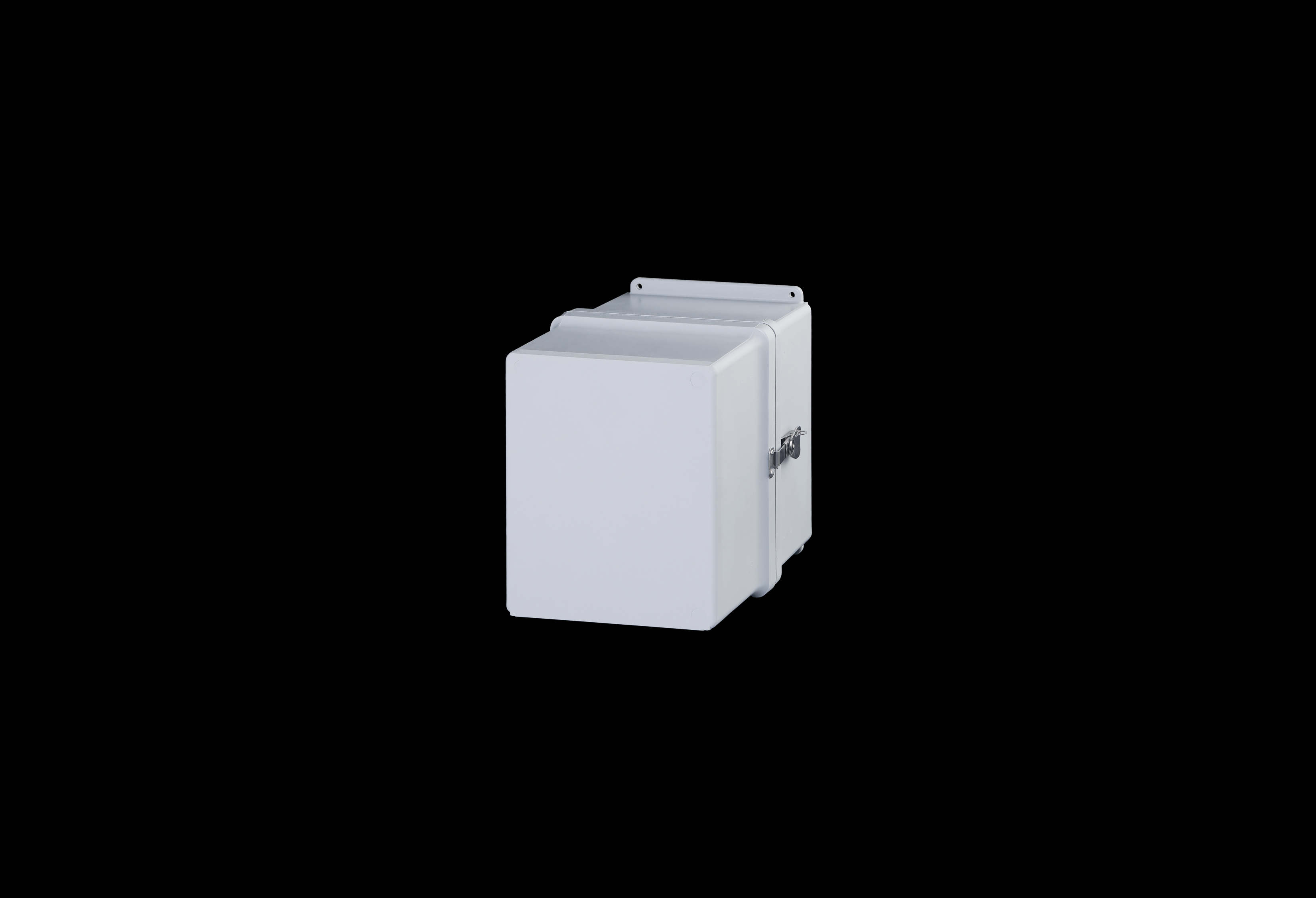 Fiberglass Enclosure 10 x 8 x 8 Inches Fatboy Series with Hinged, Latched Opaque Cover by Stahlin