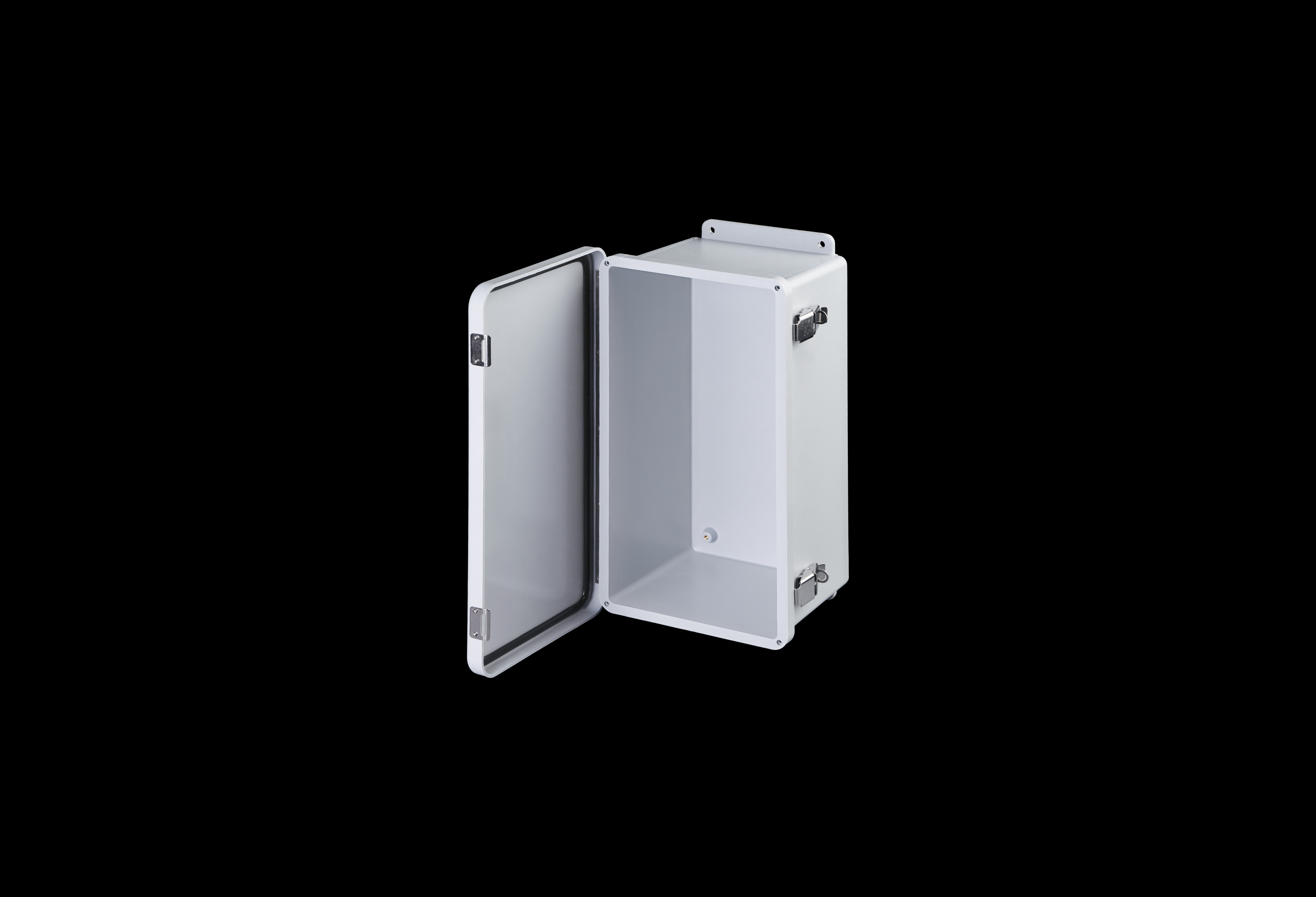 Fiberglass Enclosure 14 x 7 x 6 Inches J Series with Hinged, Latched Opaque Cover by Stahlin