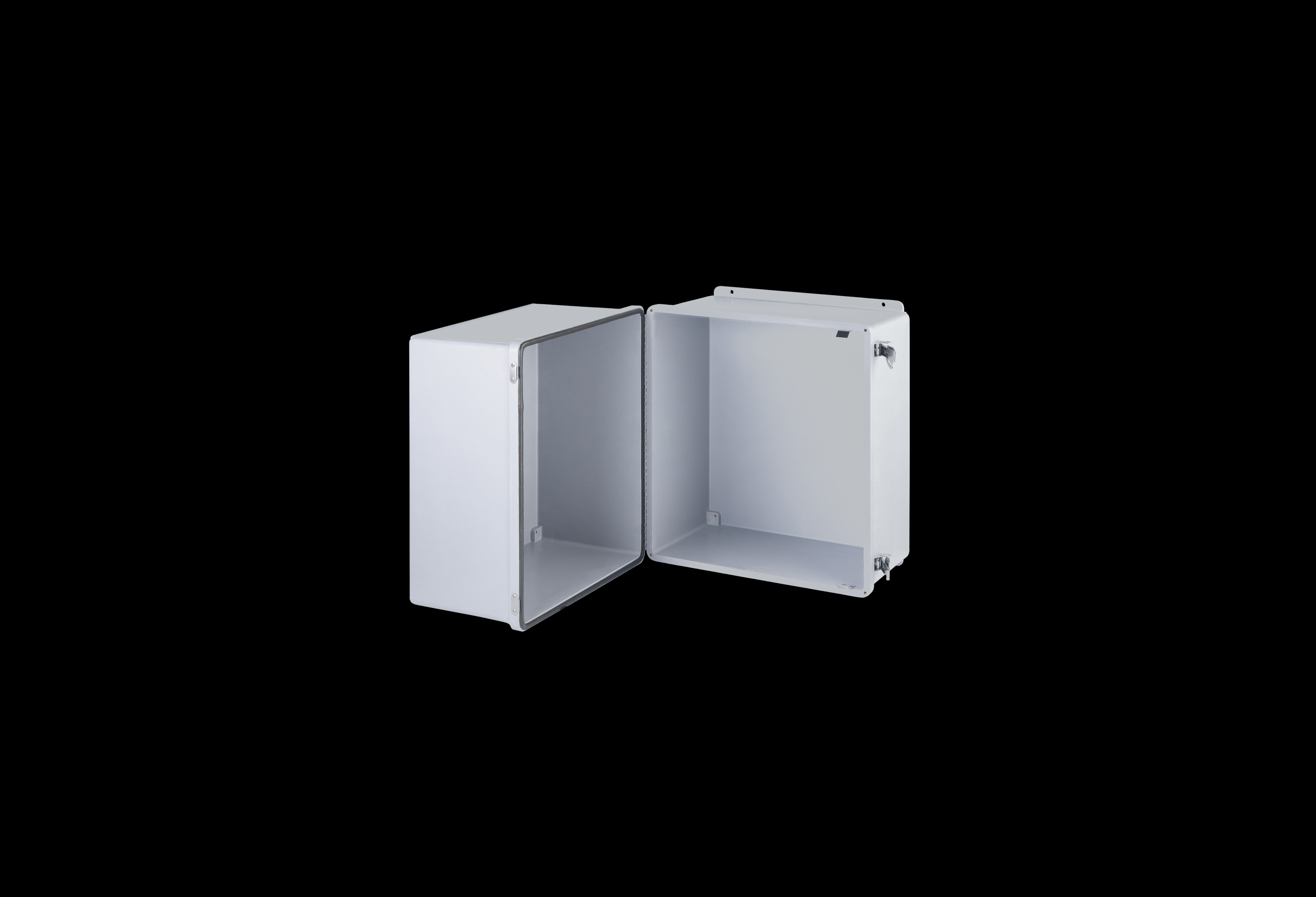 Fiberglass Enclosure 16 x 14 x 12 Inches Fatboy Series with Hinged, Latched Opaque Cover by Stahlin