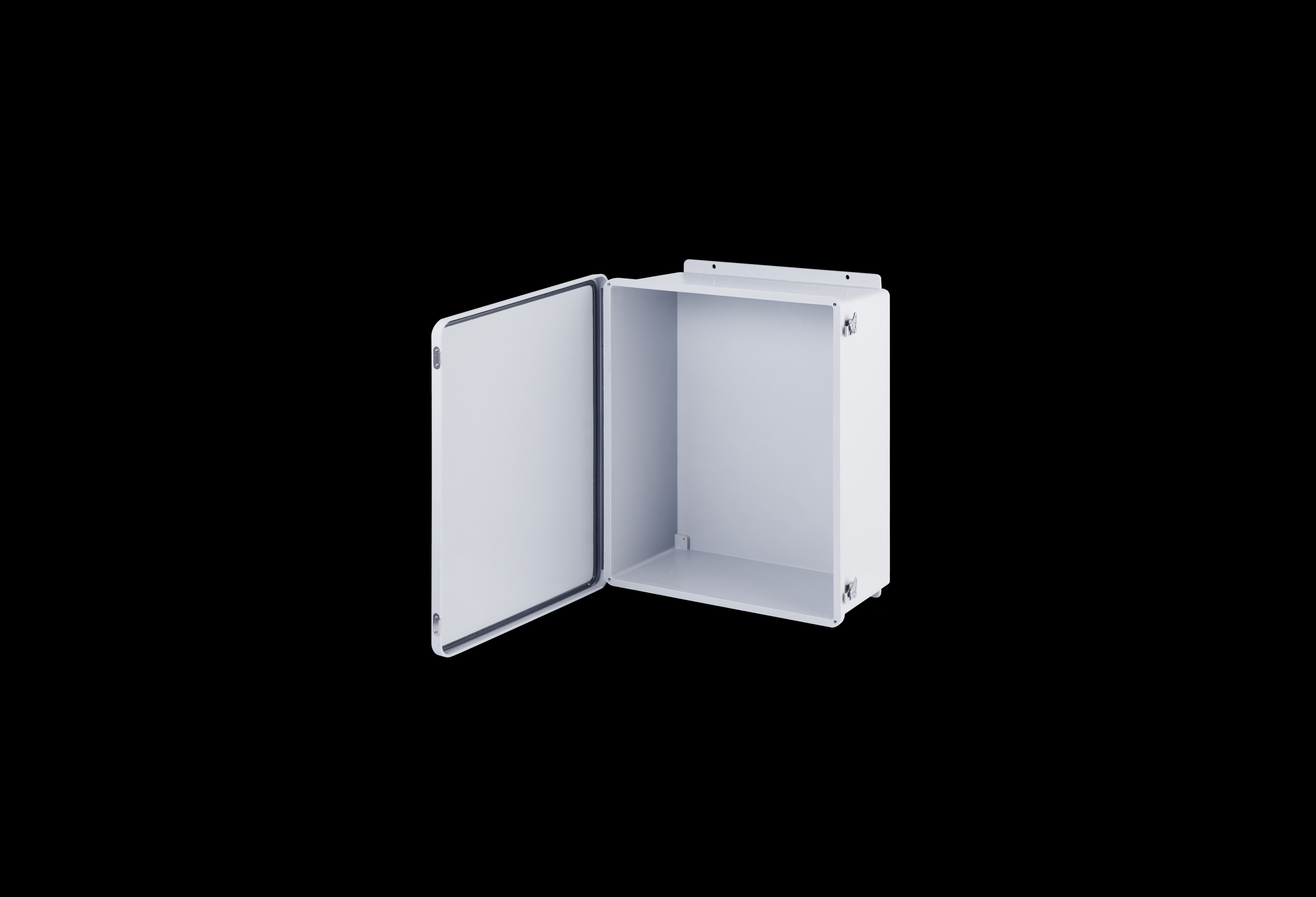 Fiberglass Enclosure 18 x 16 x 8 Inches J Series  with Hinged, Twist Latch Opaque Cover by Stahlin