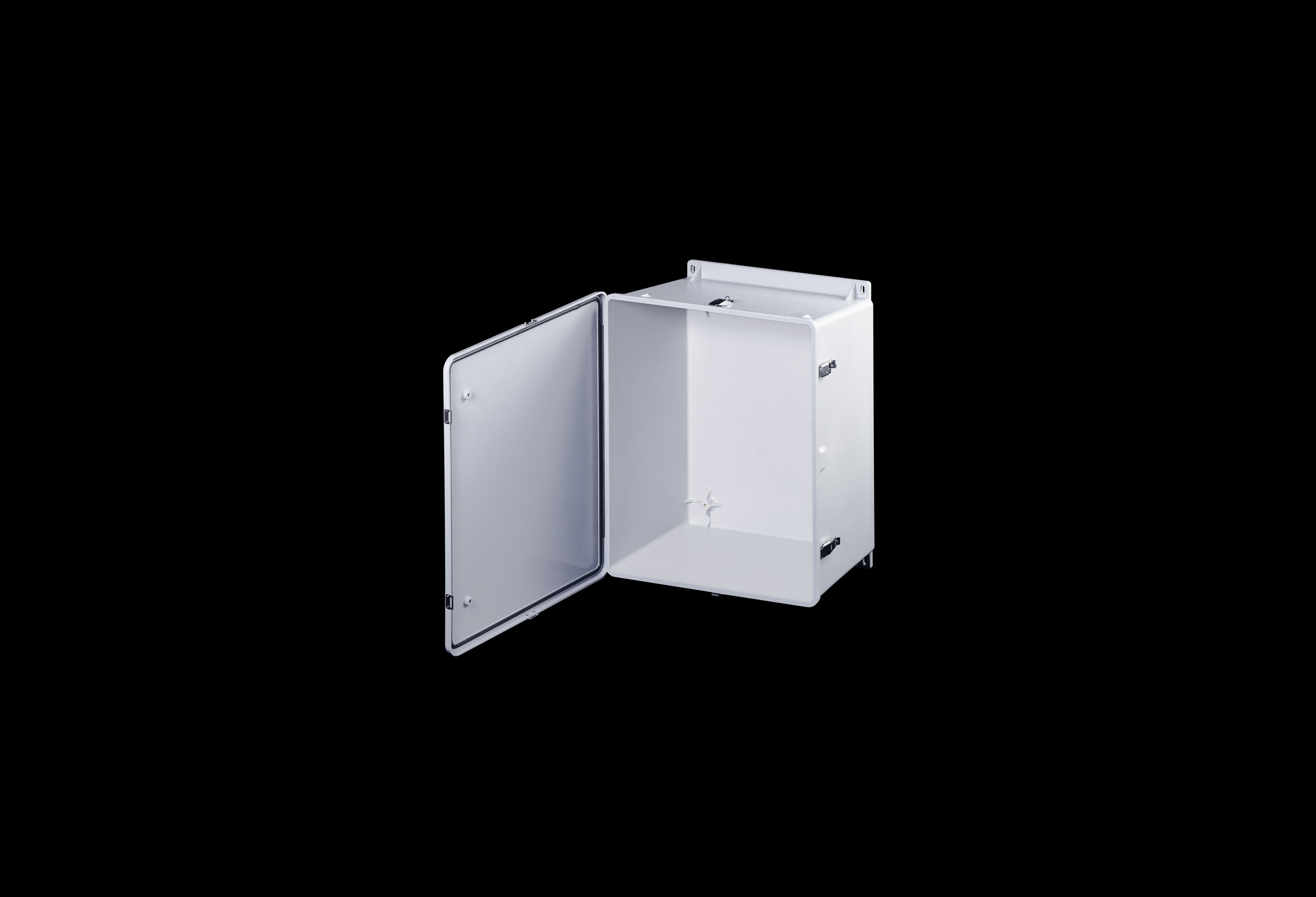 Fiberglass Enclosure 24 x 20 x 10 Inches J Series  with Hinged, Latched Opaque Cover by Stahlin