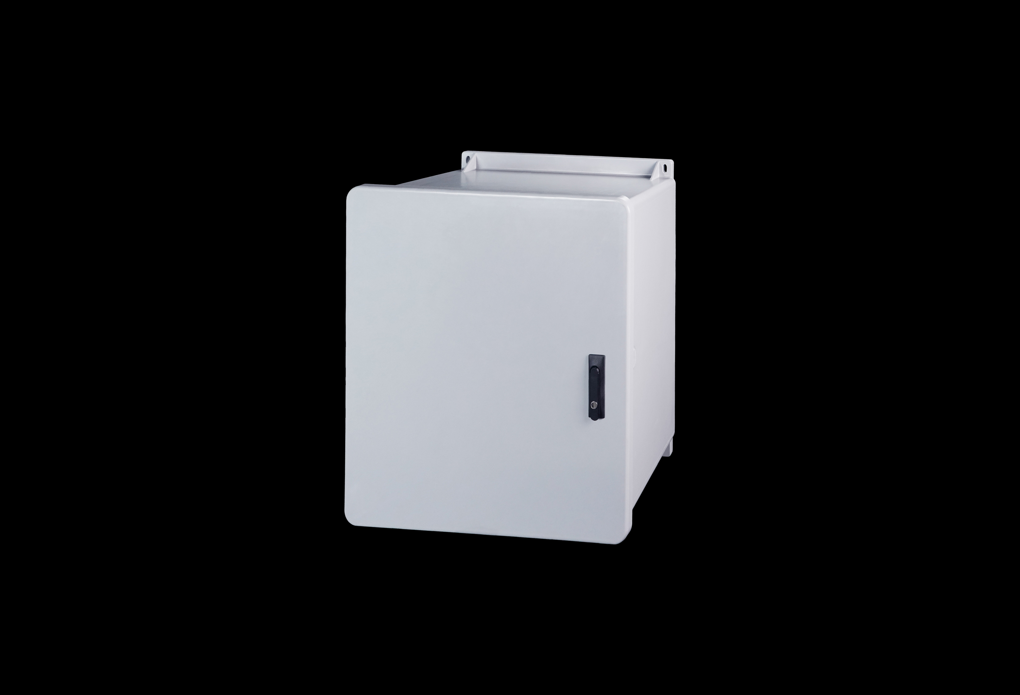 Fiberglass Enclosure 20 x 20 x 10 Inches J Series  with Opaque Cover and 3 Point Handle Latch by Stahlin