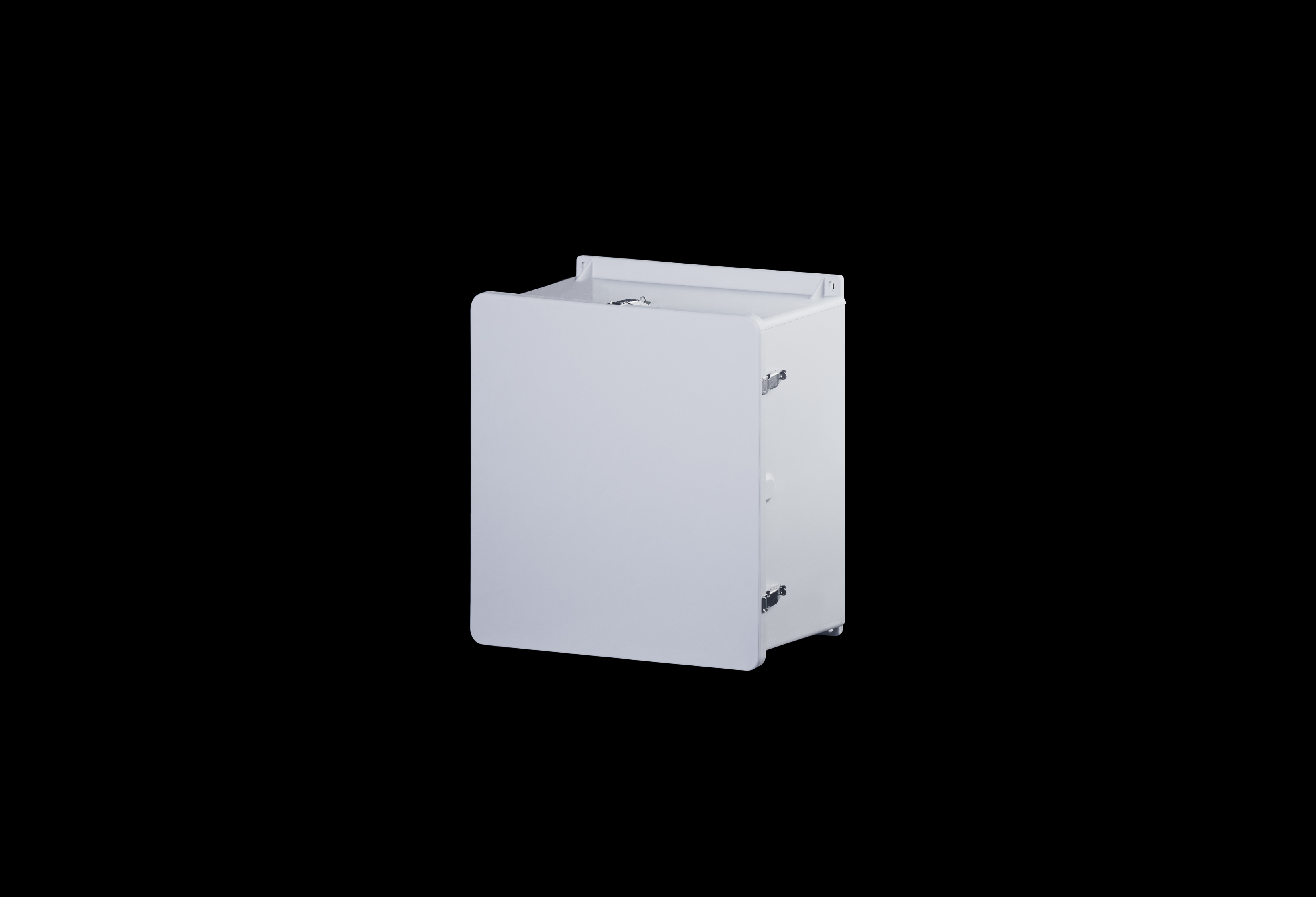 Fiberglass Enclosure 24 x 24 x 10 Inches J Series  with Hinged, Latched Opaque Cover by Stahlin