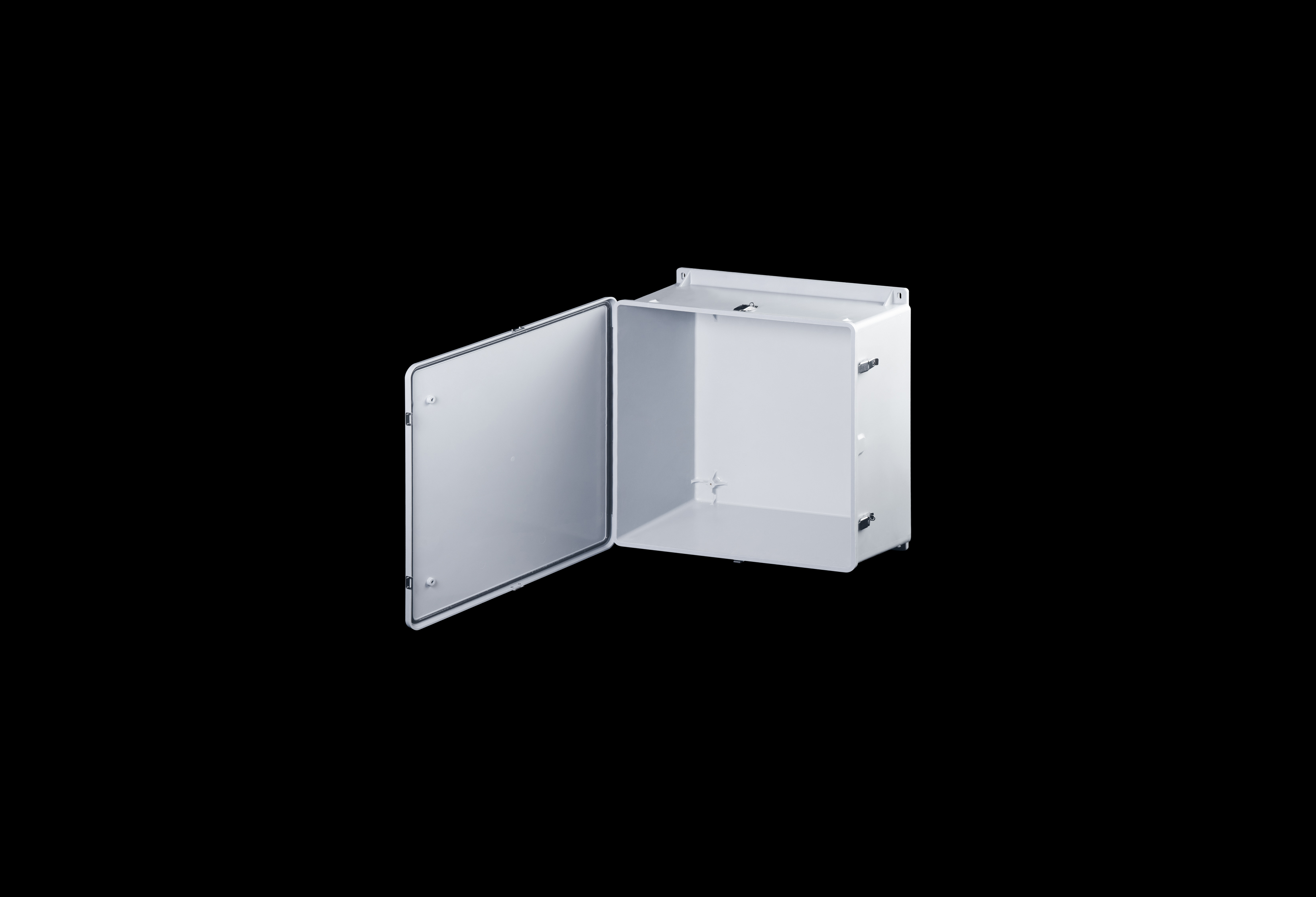 Fiberglass Enclosure 24 x 24 x 10 Inches J Series  with Hinged, Latched Opaque Cover by Stahlin