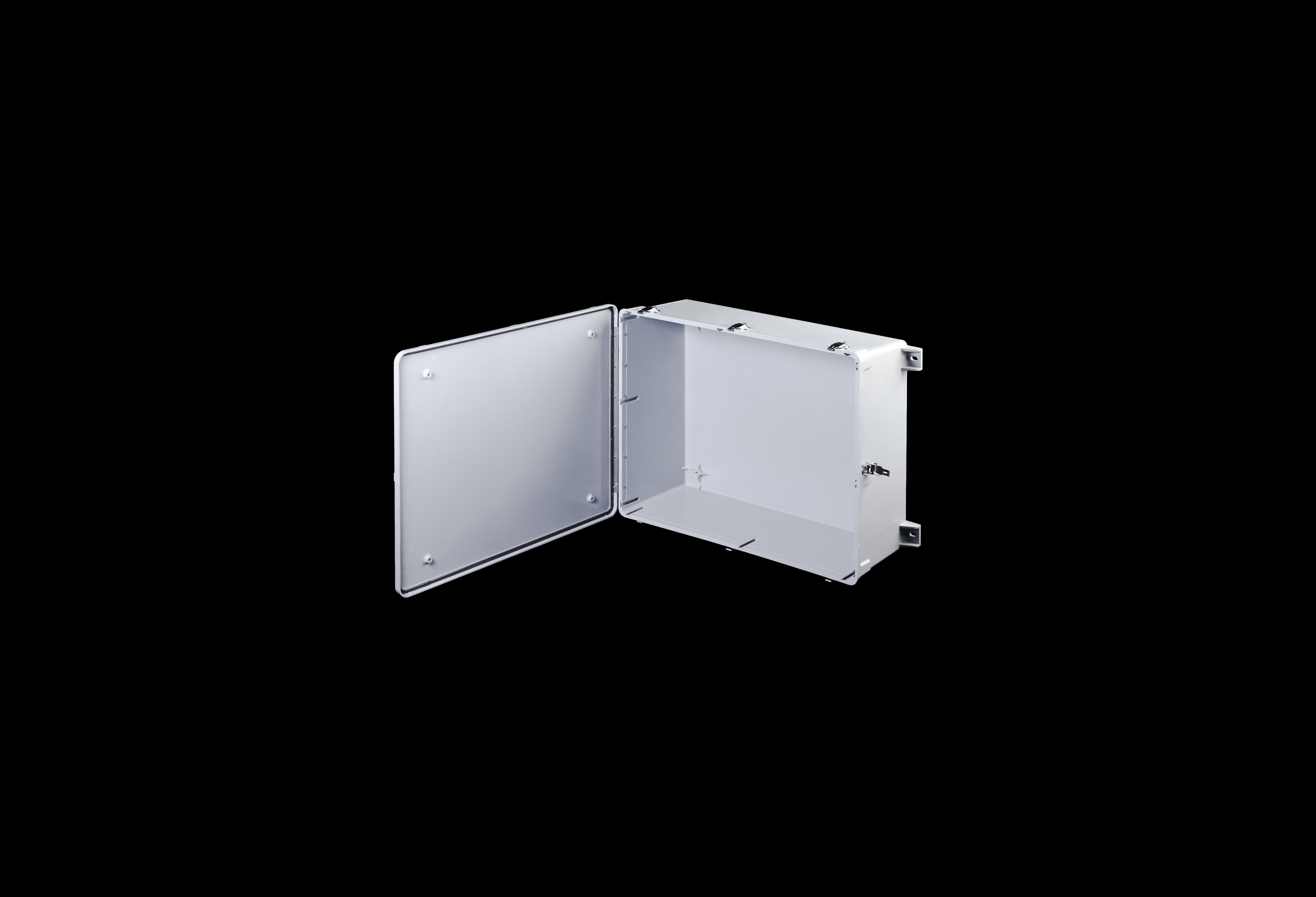 Fiberglass Enclosure 24 x 30 x 10 Inches J Series  with Hinged, Latched Opaque Cover by Stahlin