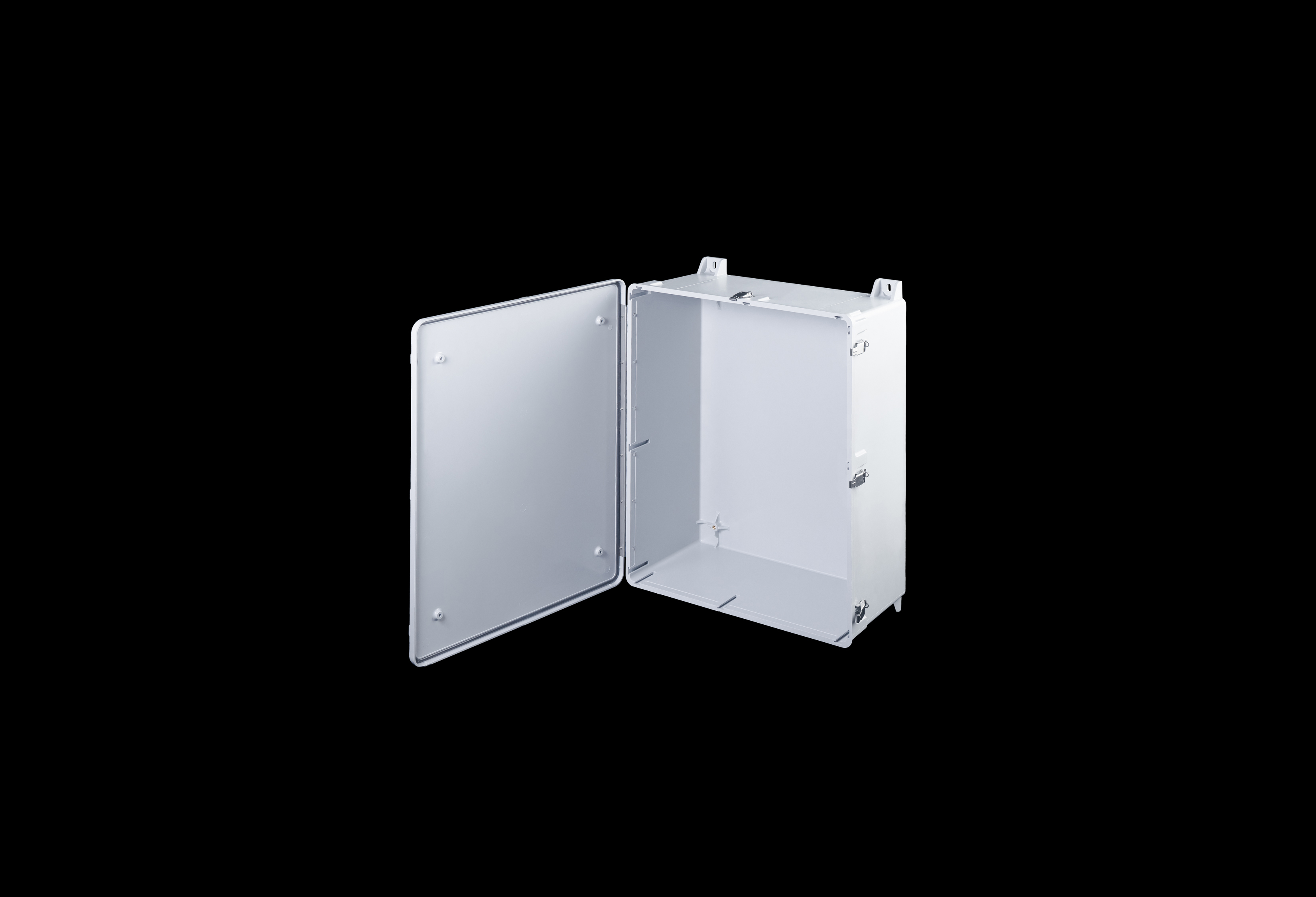 Fiberglass Enclosure 30 x 24 x 10 Inches J Series  with Hinged, Latched Opaque Cover by Stahlin