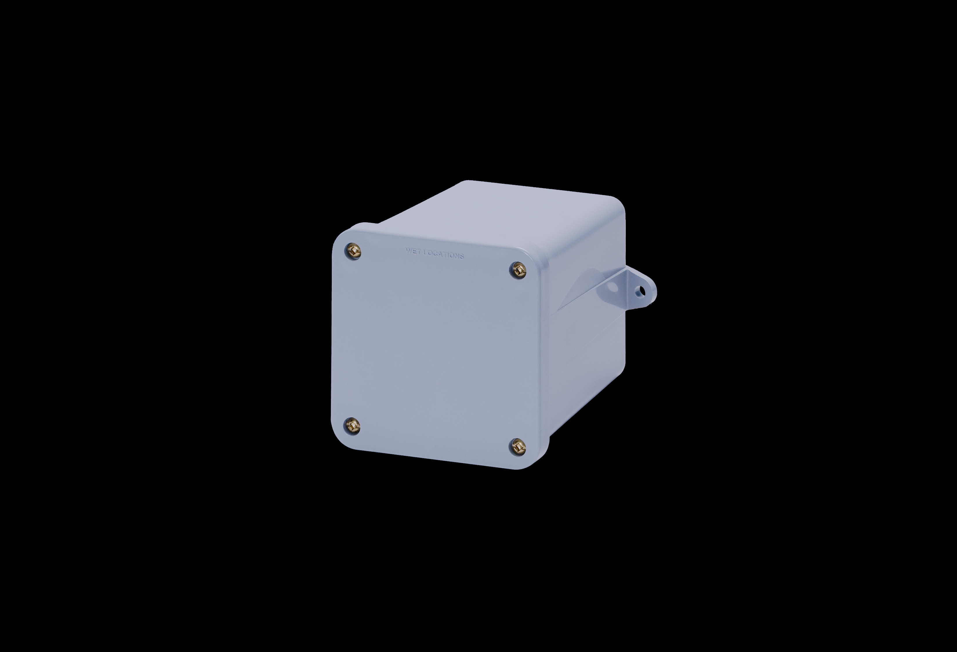 PVC Enclosure 4 x 4 x 4 Inches New Sentry Series  with Opaque Lift Off Cover by Stahlin