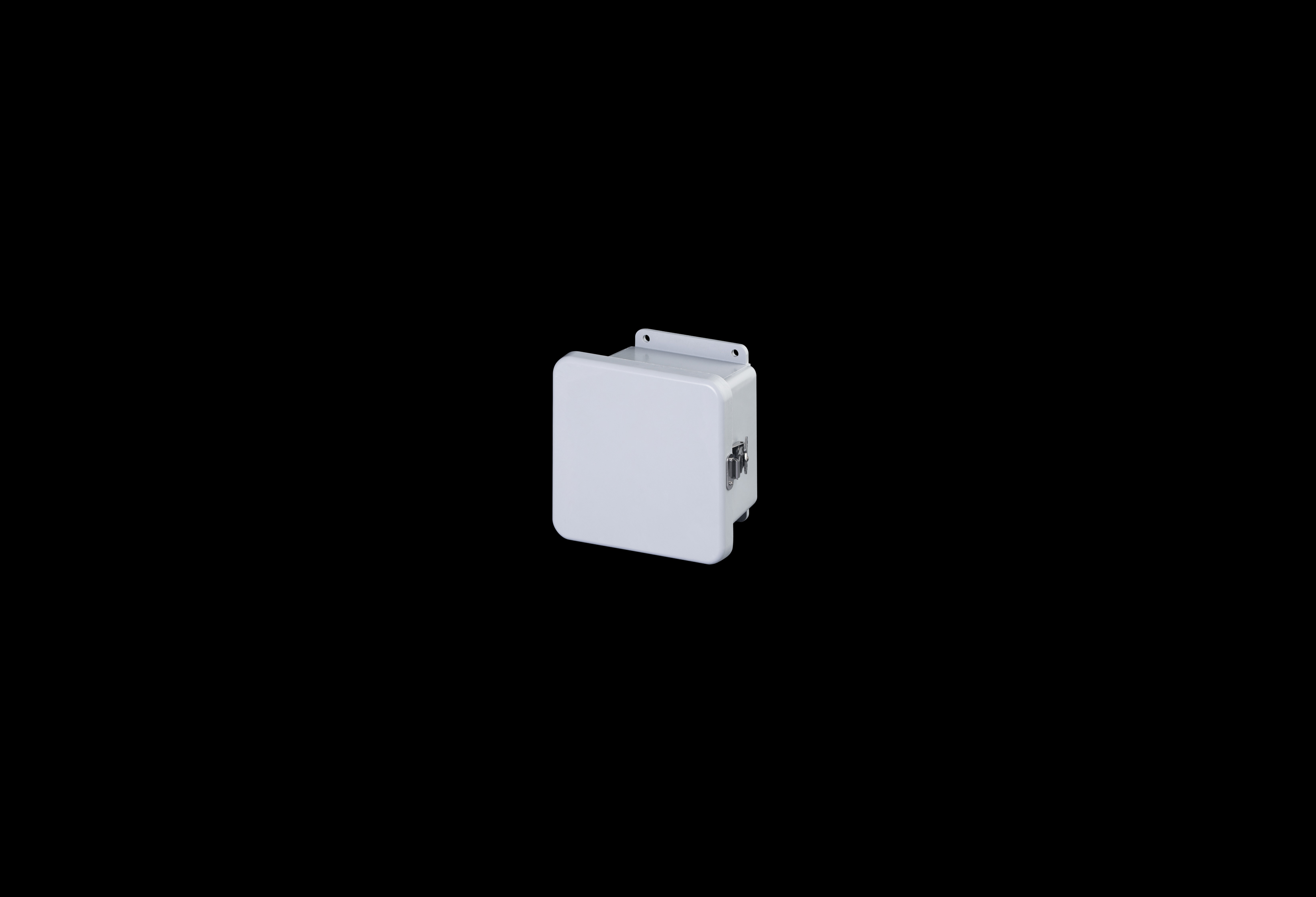 Fiberglass Enclosure 6 x 6 x 4 Inches J Series  with Hinged, Twist Latch Opaque Cover by Stahlin