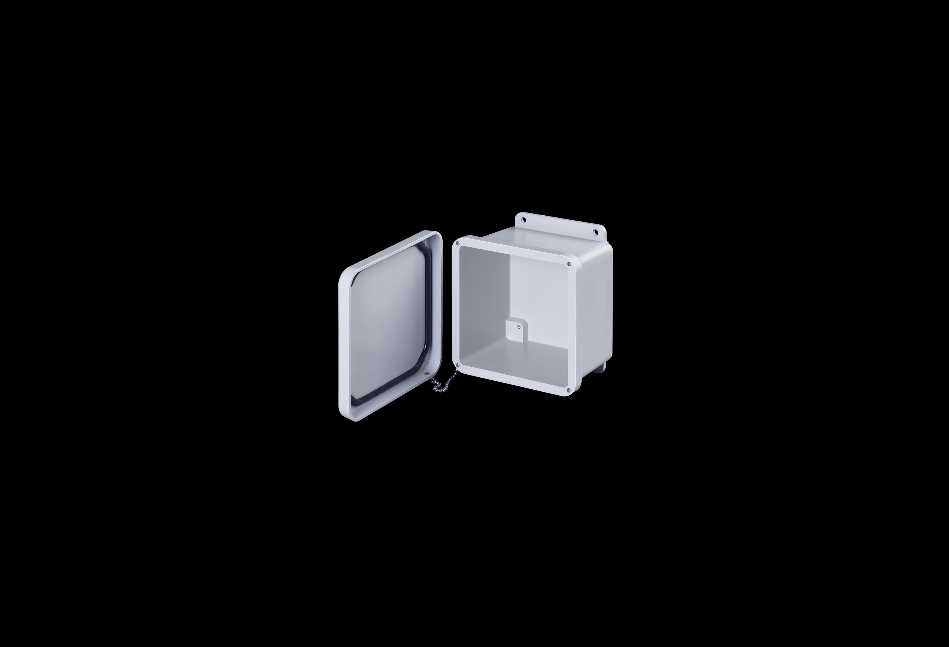 Fiberglass Enclosure 6 x 6 x 4 Inches J Series  with Opaque Lift Off Cover by Stahlin