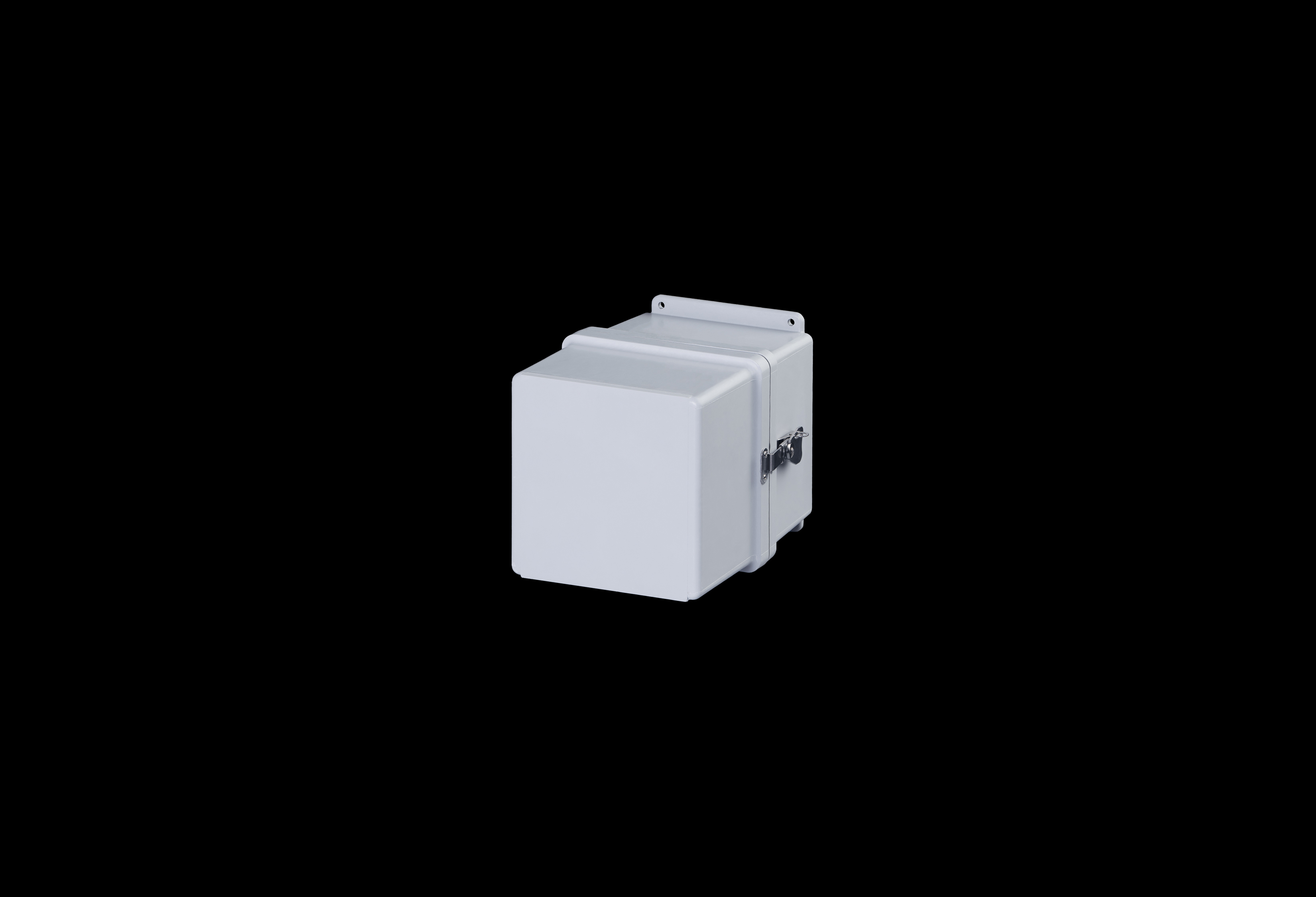 Fiberglass Enclosure 8 x 8 x 8 Inches Fatboy Series with Hinged, Latched Opaque Cover by Stahlin