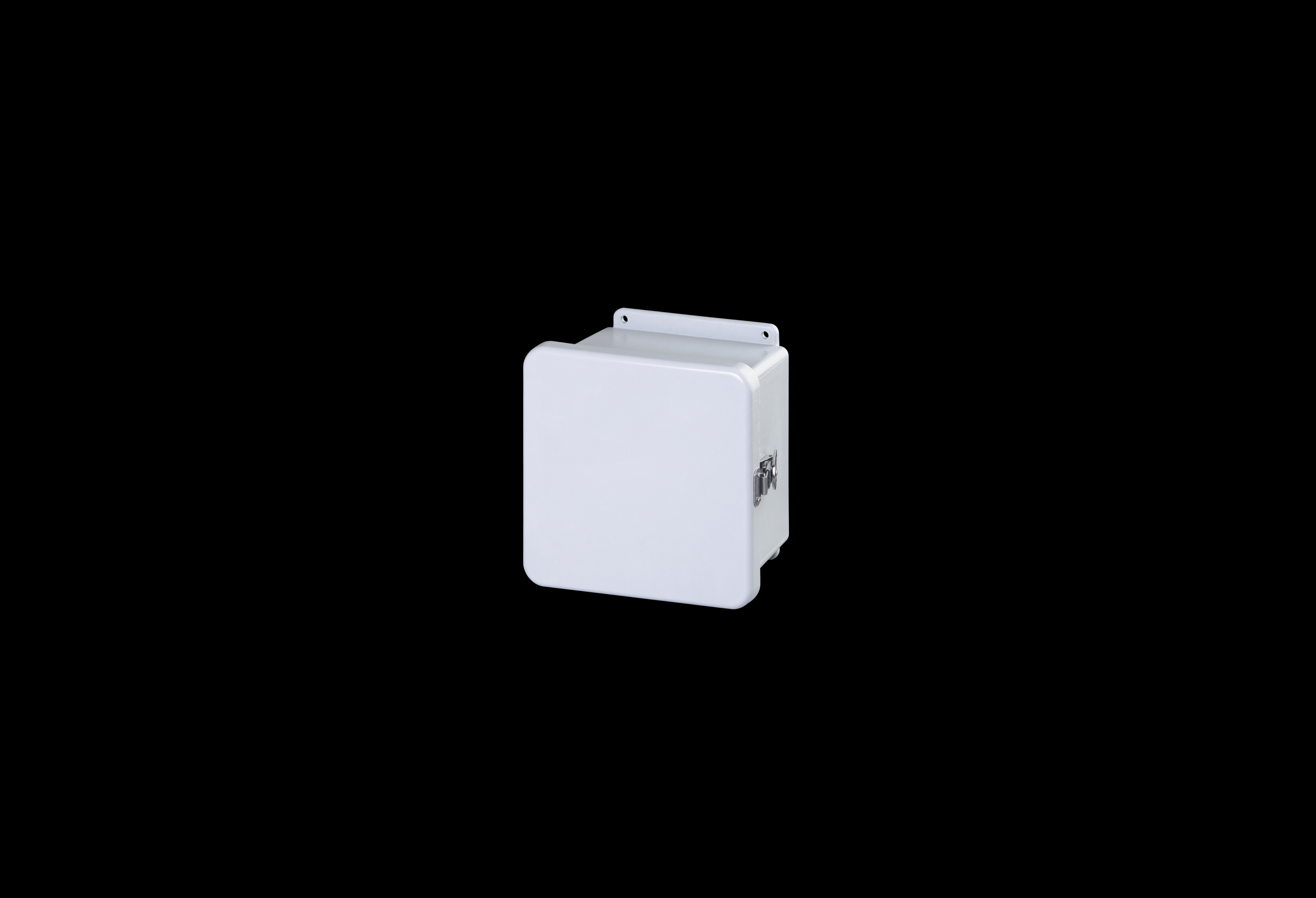 Fiberglass Enclosure 8 x 8 x 4 Inches J Series with Hinged, Twist Latch Opaque Cover by Stahlin