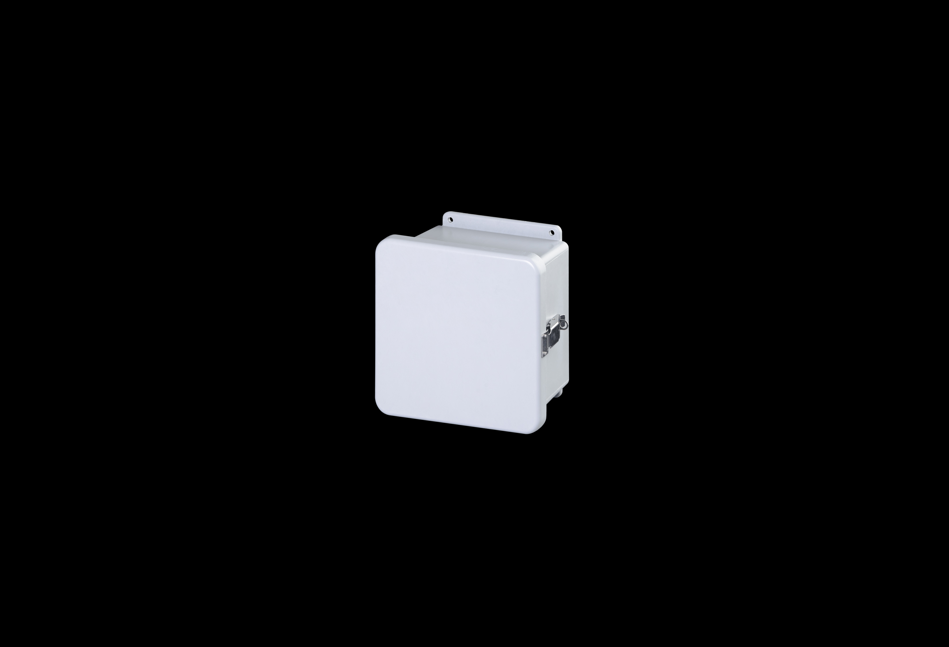 Fiberglass Enclosure 8 x 8 x 4 Inches J Series with Hinged, Latched Opaque Cover by Stahlin