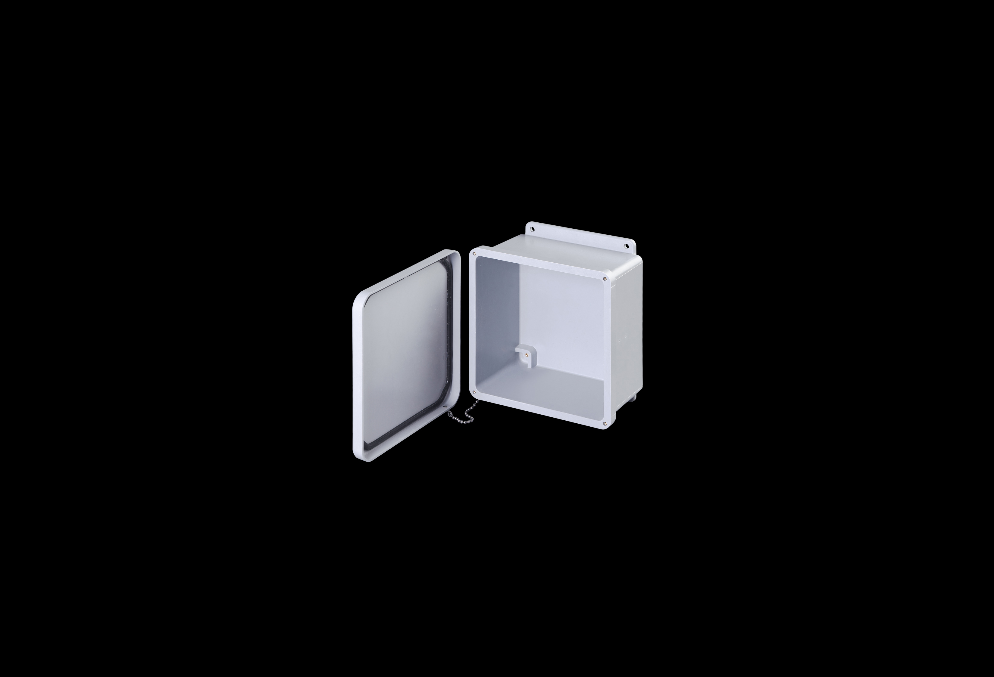 Fiberglass Enclosure 8 x 8 x 4 Inches J Series with Opaque Lift Off Cover by Stahlin