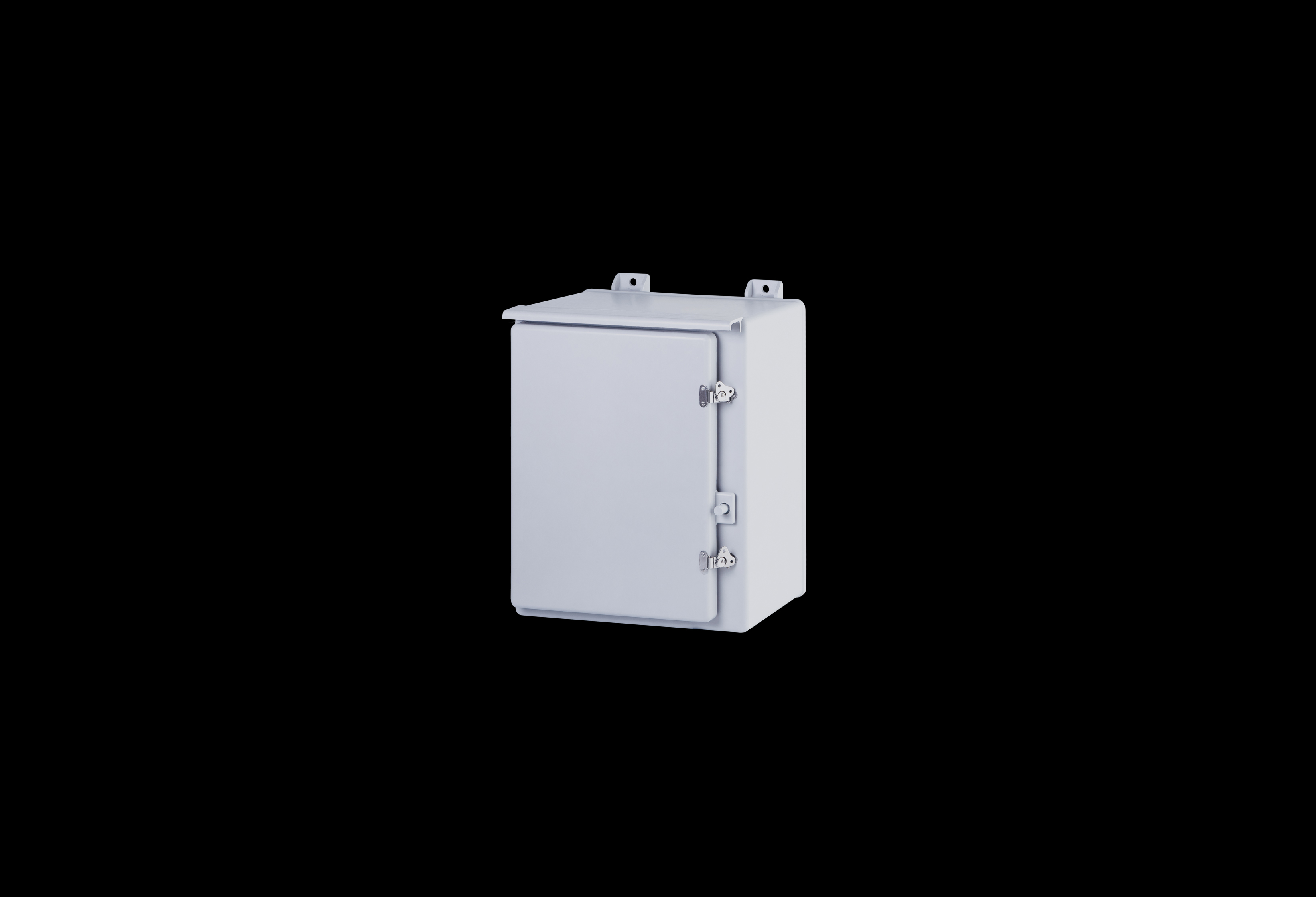 Fiberglass Enclosure 20 x 16 x 10 Inches N Series with Stainless Steel Hinged, Latched Opaque Cover by Stahlin