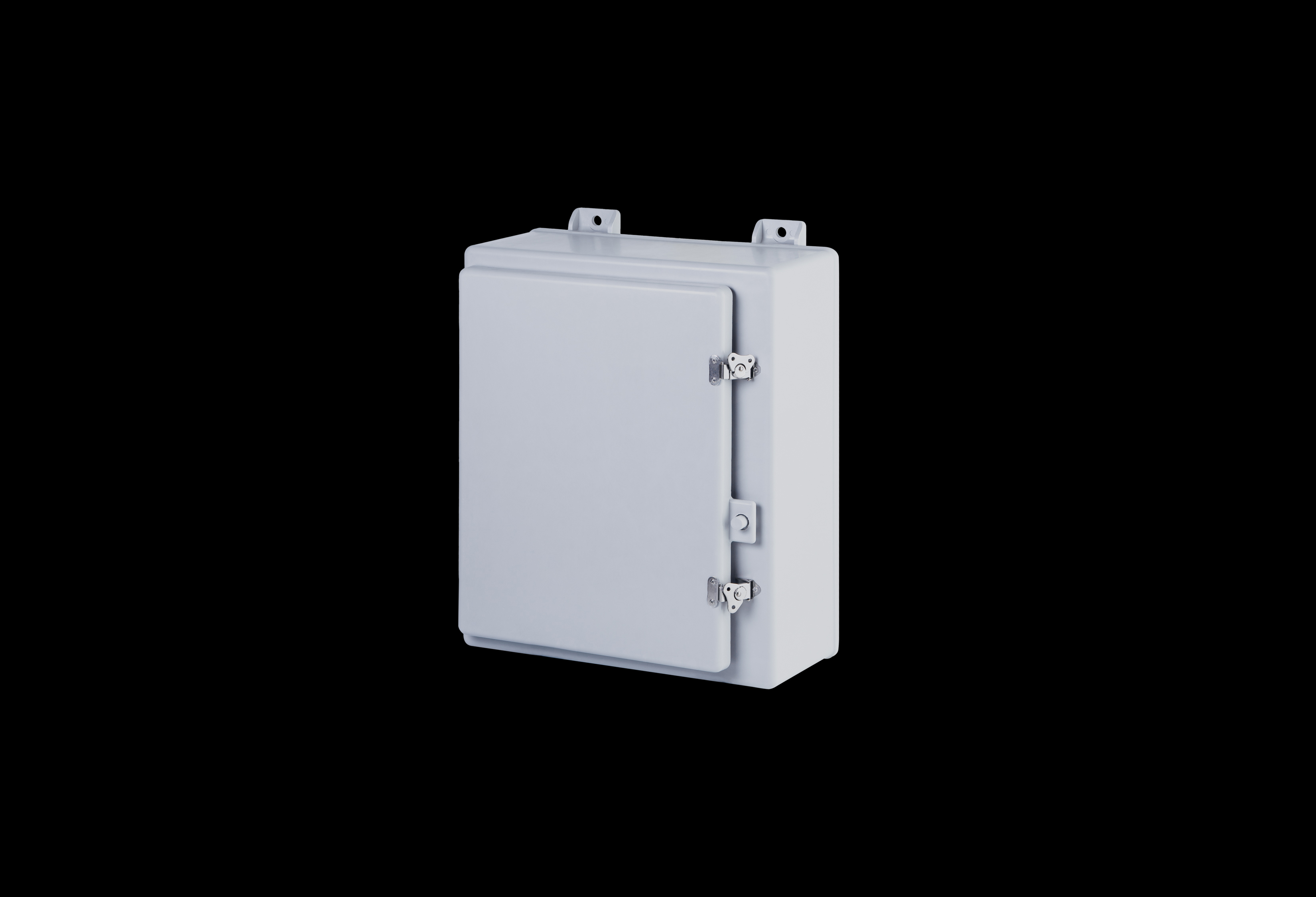 Fiberglass Enclosure 20 x 16 x 10 Inches N Series with Stainless Steel Hinged, Latched Opaque Cover by Stahlin