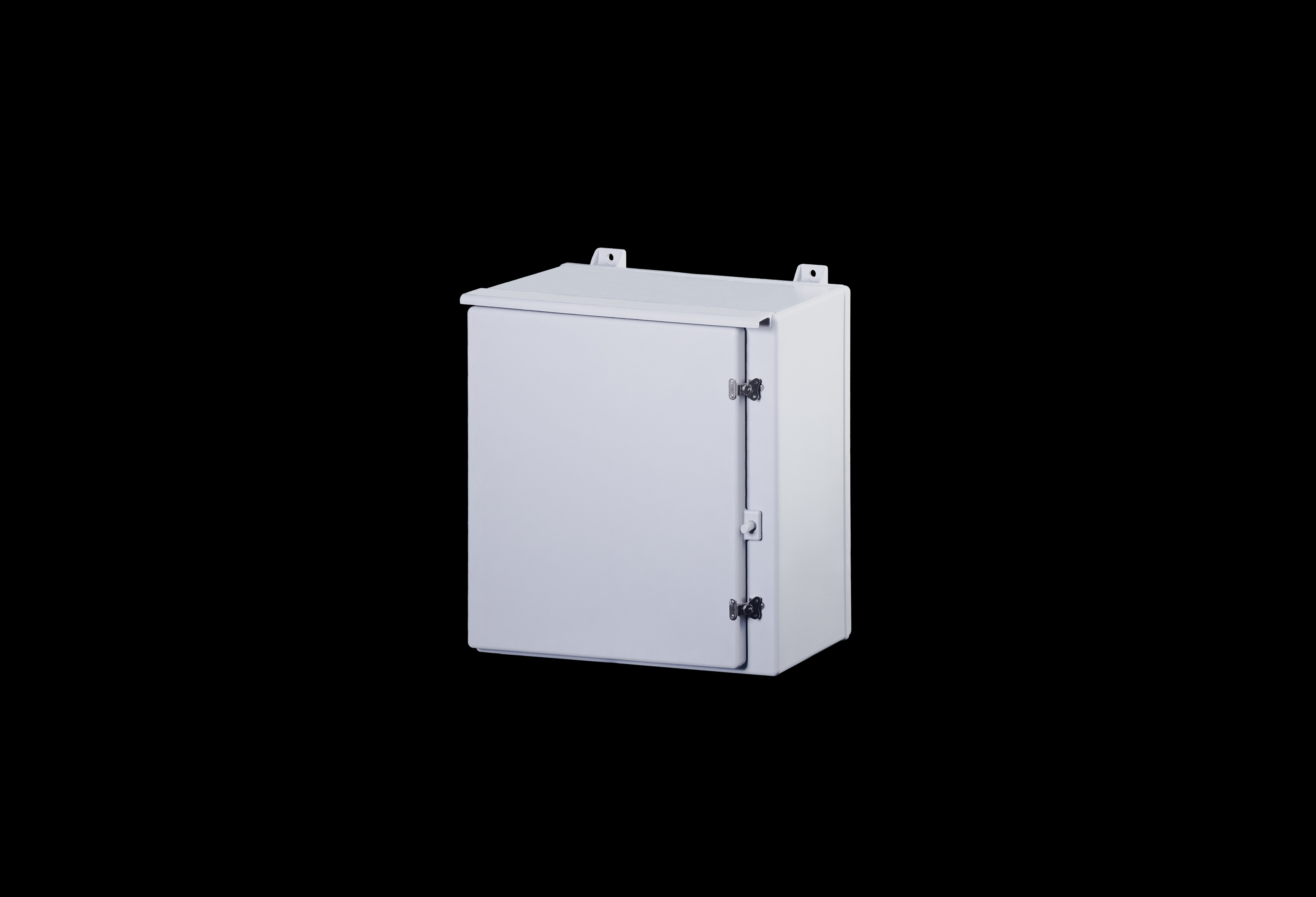Fiberglass Enclosure 24 x 24 x 10 Inches N Series with Stainless Steel Hinged, Latched Opaque Cover by Stahlin