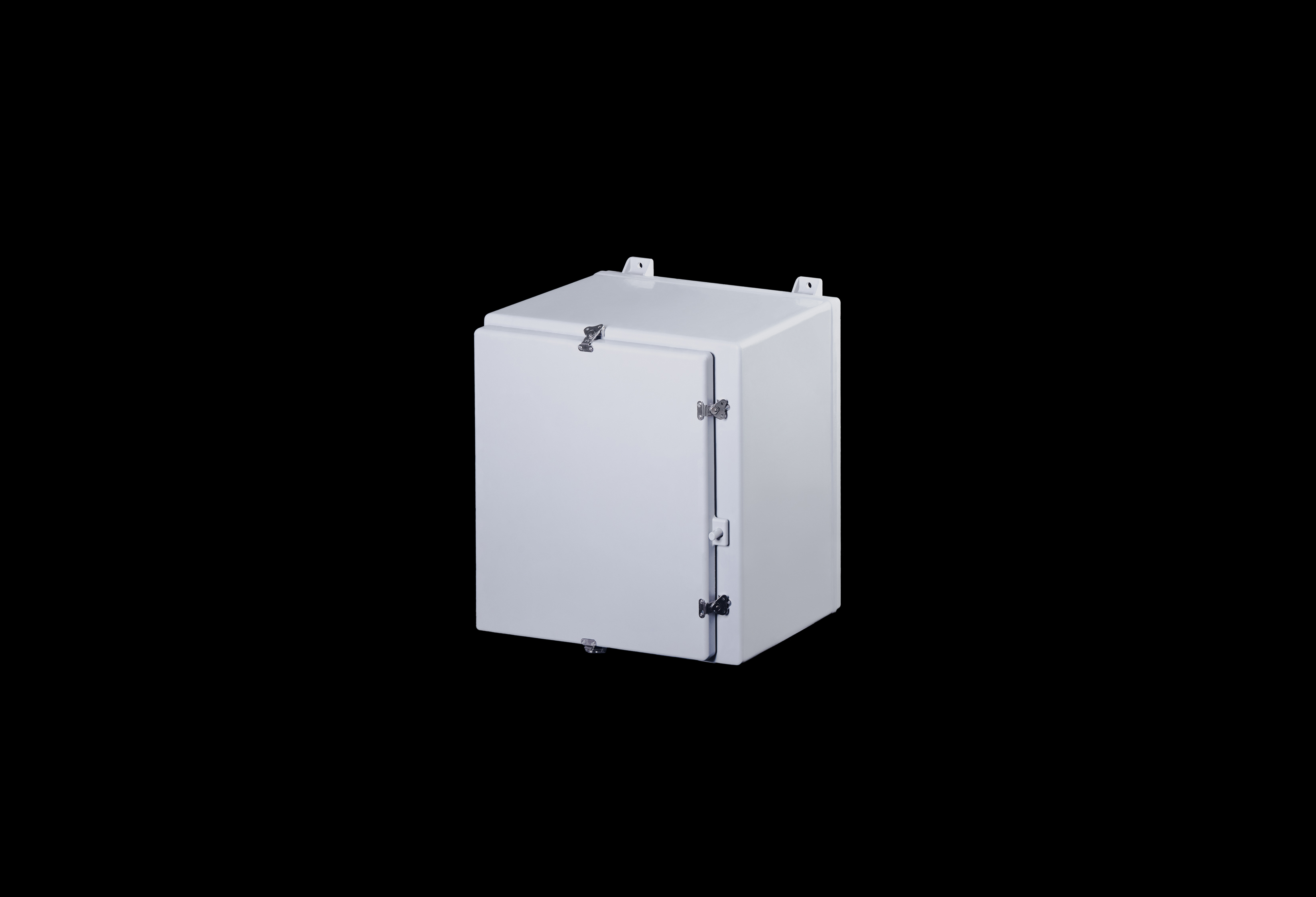 Fiberglass Enclosure 24 x 24 x 10 Inches N Series Large with Stainless Steel Hinged, Latched Opaque Cover by Stahlin