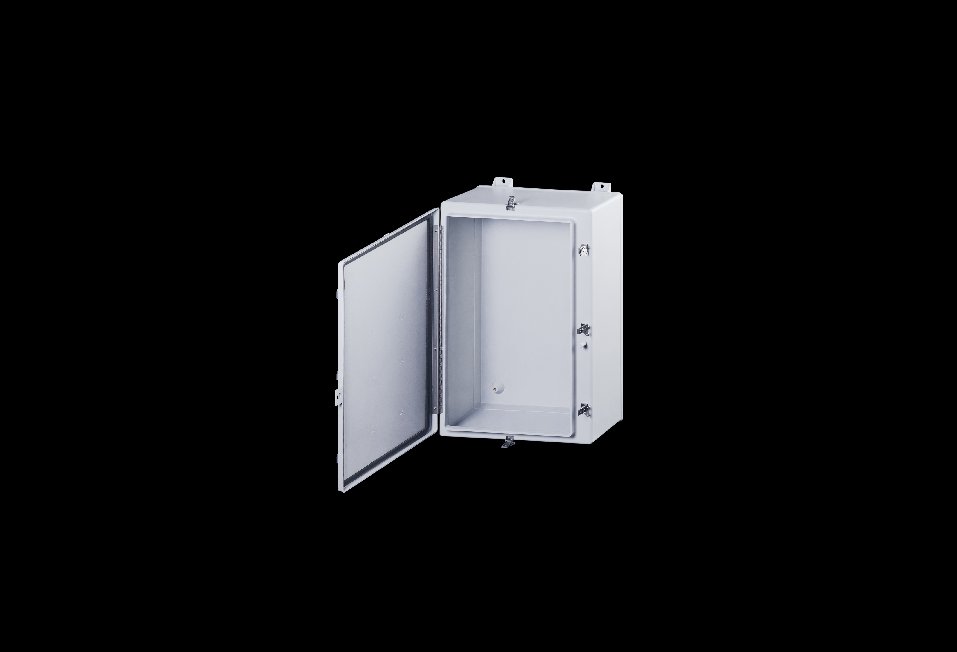 Fiberglass Enclosure 30 x 20 x 10 Inches N Series with Stainless Steel Hinged, Latched Opaque Cover by Stahlin