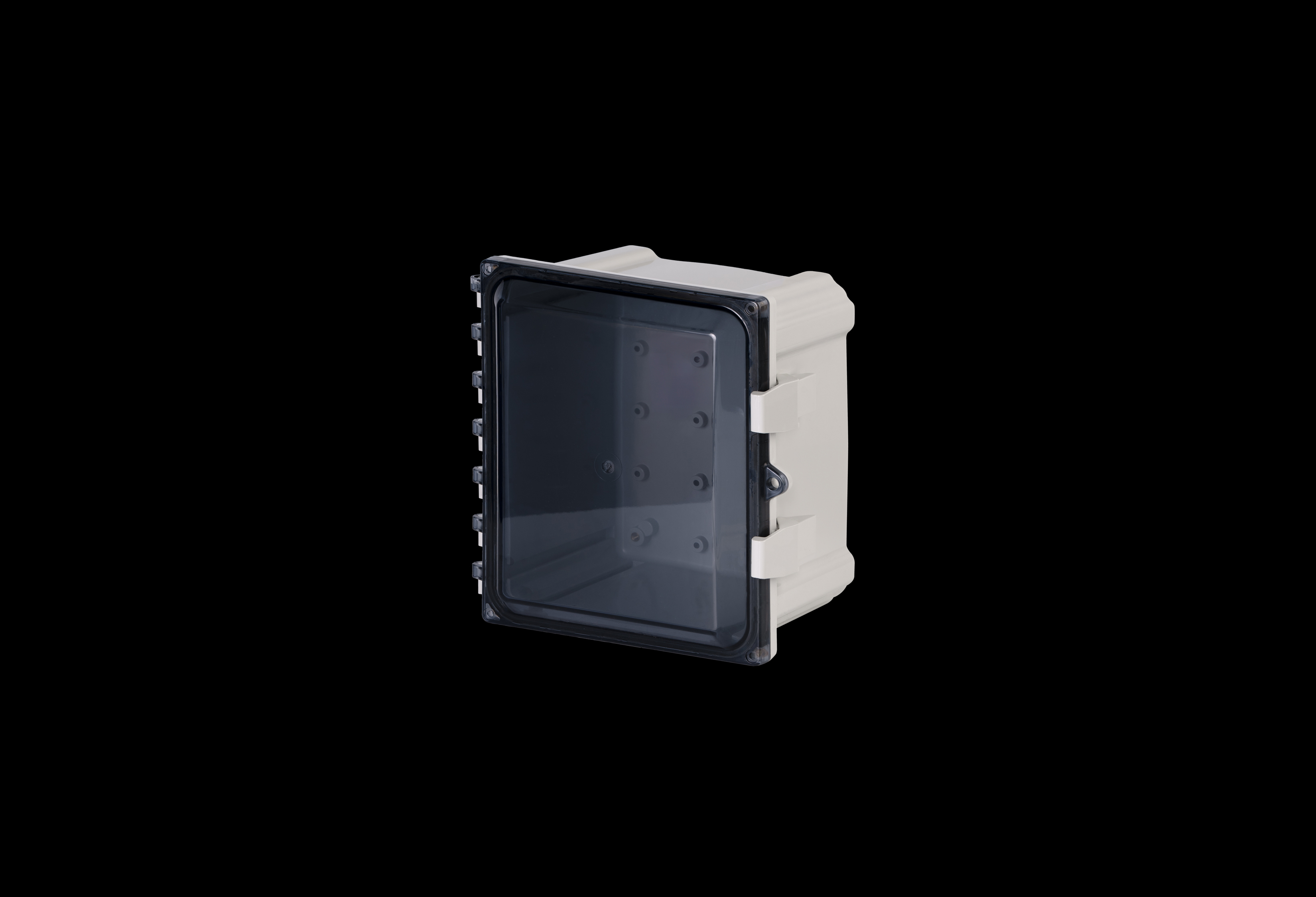 Polycarbonate Enclosure  10 x 8 x 6 Inches PolyStar Series with Hinged, Latched Clear Cover   by Stahlin