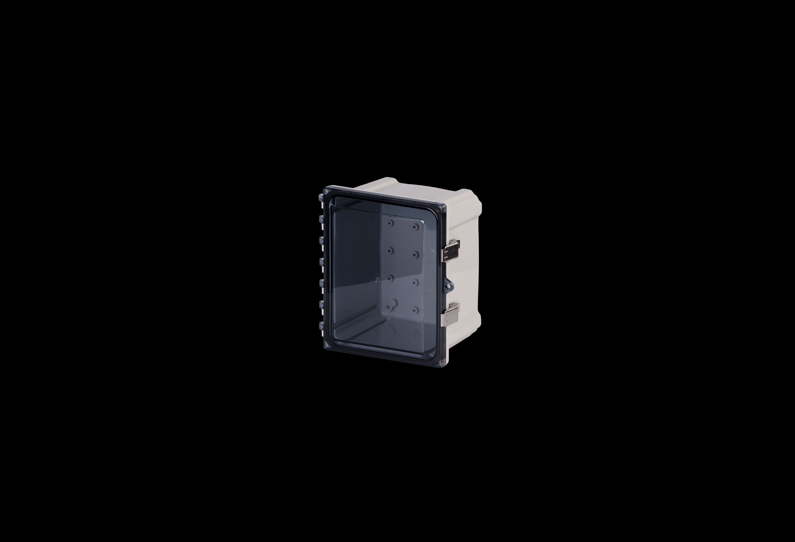 Polycarbonate Enclosure  10 x 8 x 6 Inches PolyStar Series with Clear Cover and Stainless Steel Latches  by Stahlin
