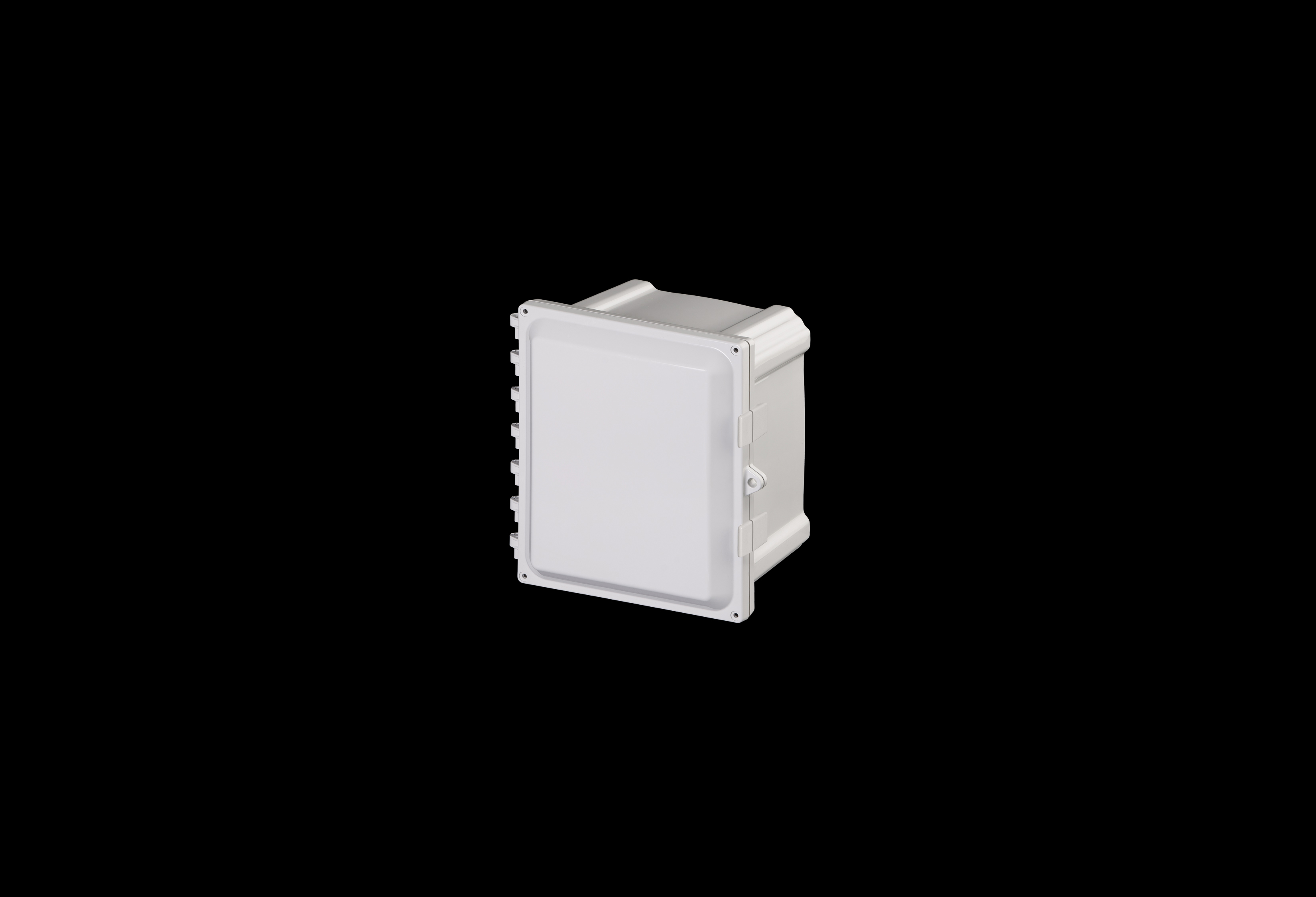 Polycarbonate Enclosure 10 x 8 x 6 Inches PolyStar Series HW Opaque Screw Down Cover without Latches by Stahlin