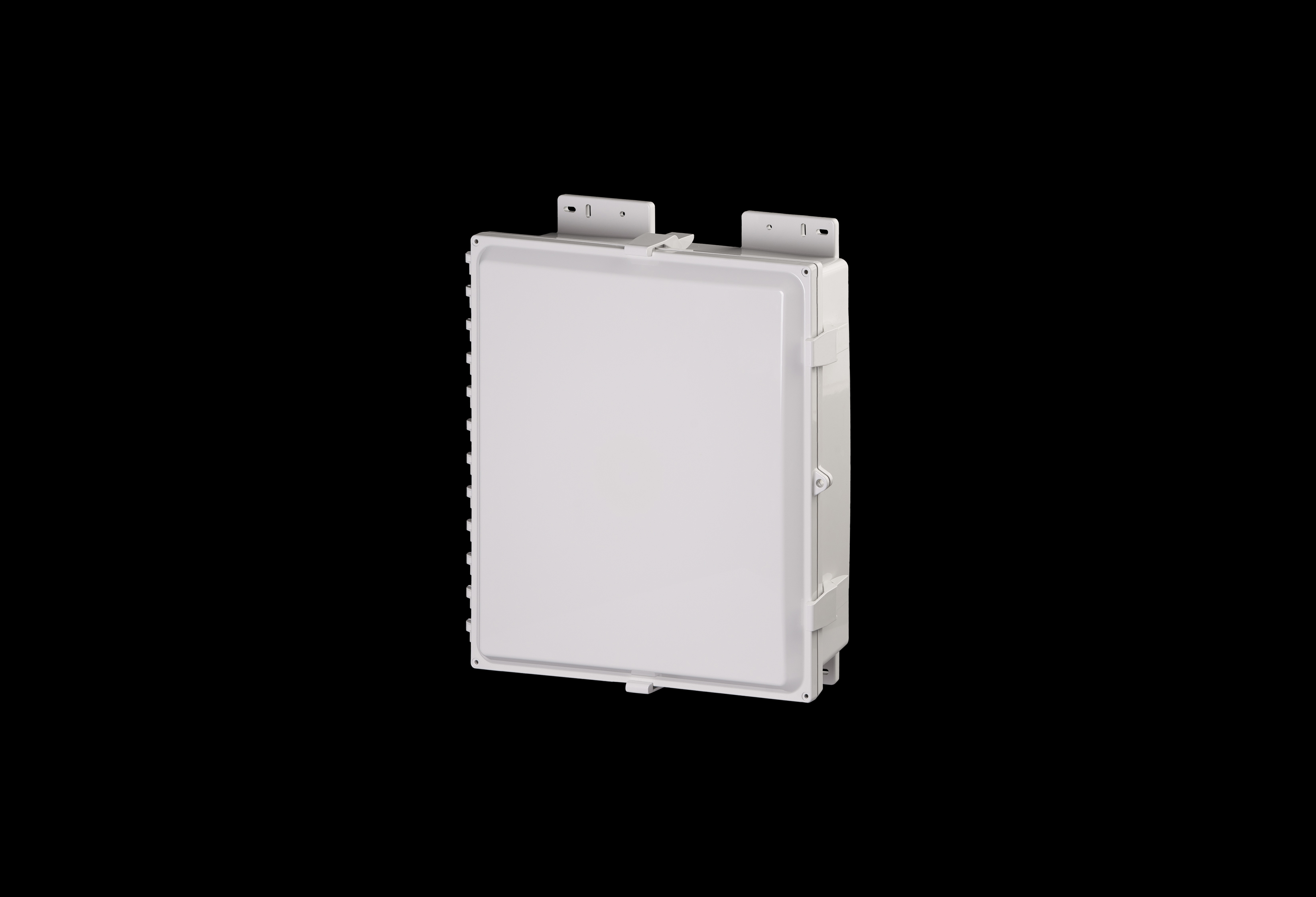 Polycarbonate Low Profile Enclosure 16 x 14 x 4 Inches PolySlim™ Series with Opaque Cover by Stahlin