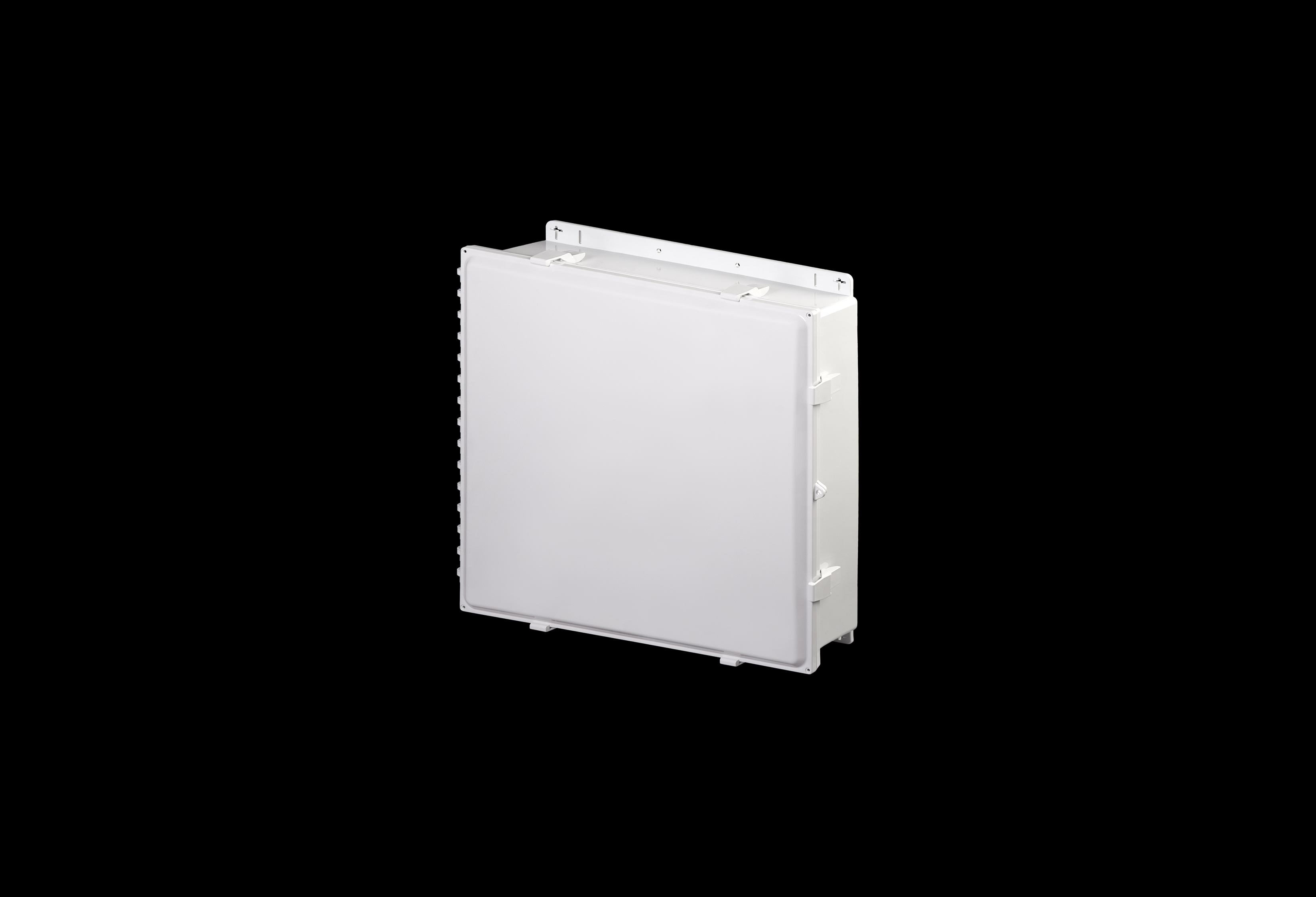 Polycarbonate Low Profile Enclosure 24 x 24 x 6 Inches PolySlim™ Series with Opaque Cover by Stahlin