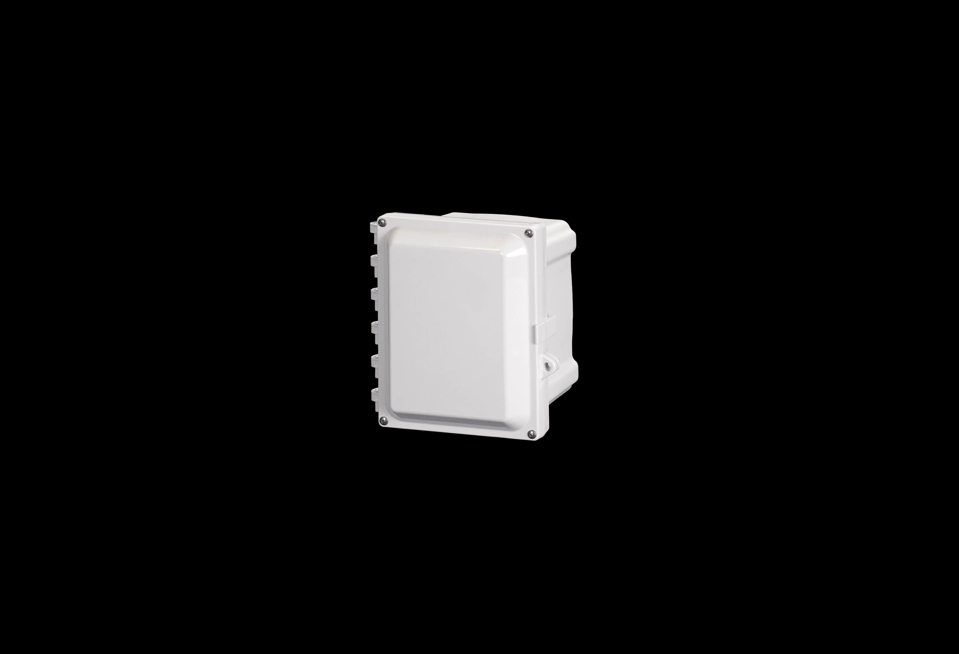 Polycarbonate Enclosure 6 x 6 x 4 Inches PolyStar Series HW Opaque Screw Down Cover without Latches by Stahlin