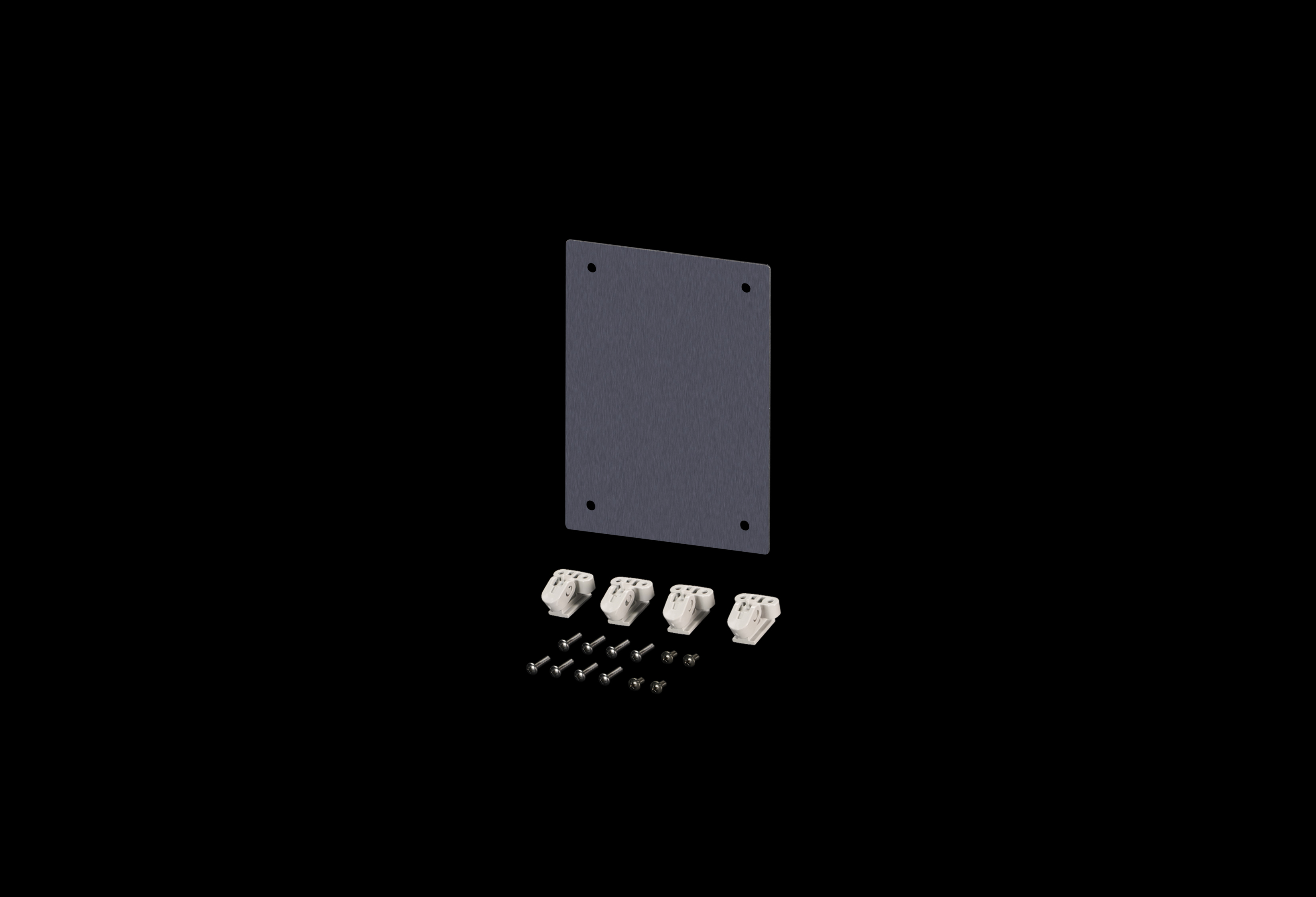 PolyStar Series Aluminum Swing Panel Kit 6 x 6 Inches by Stahlin