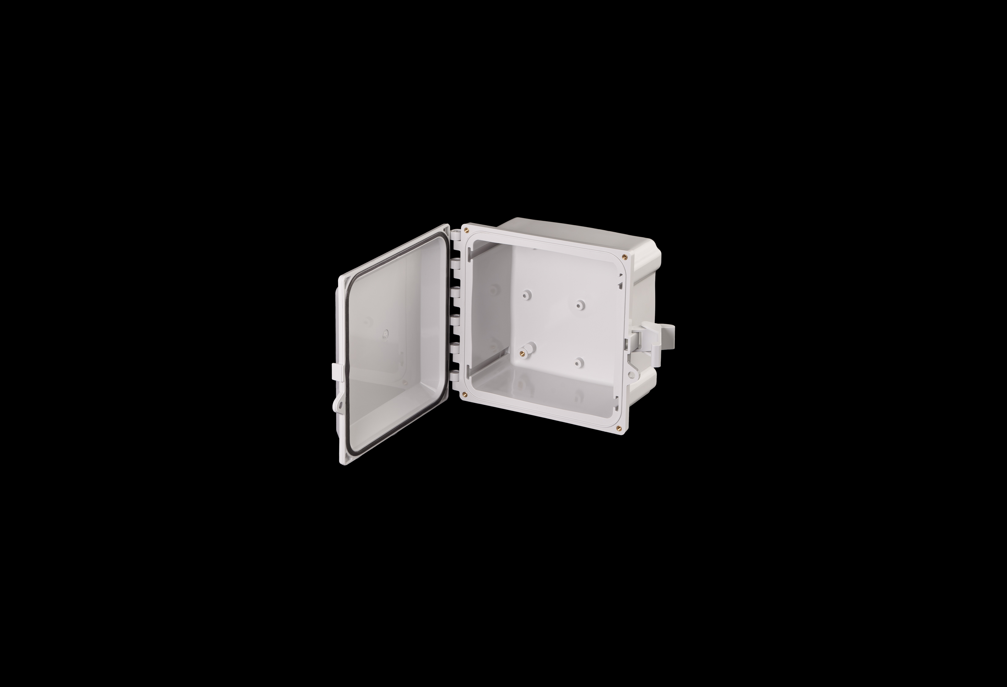 Polycarbonate Enclosure  8 x 8 x 4 Inches PolyStar Series with Opaque Cover by Stahlin