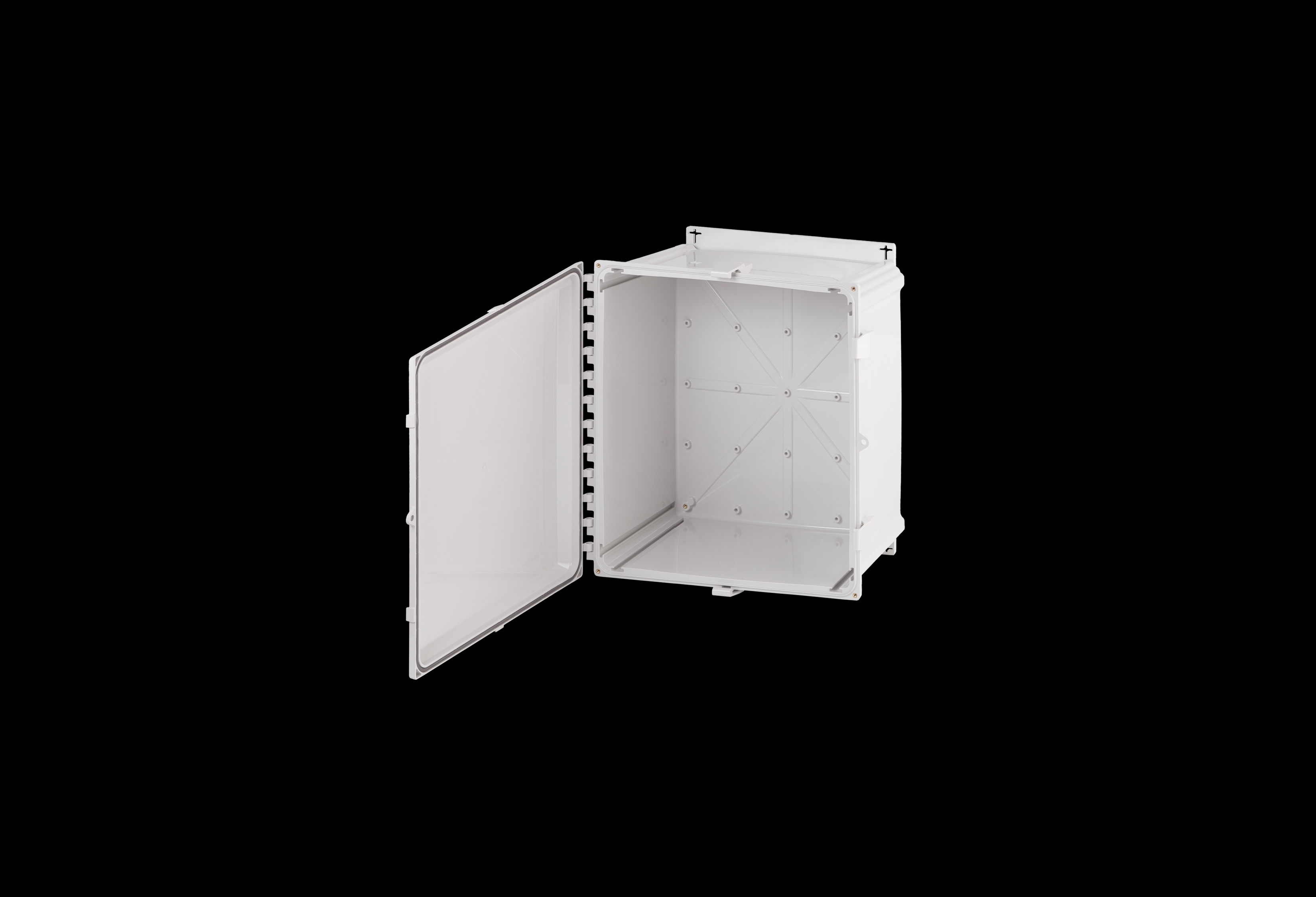Polycarbonate Enclosure 18 x 16 x 10 Inches PolyStar Series with Opaque Cover and Flange Kit by Stahlin